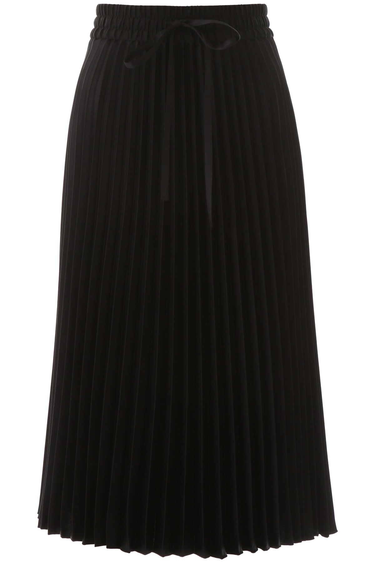 RED VALENTINO PLEATED MIDI SKIRT,11210282