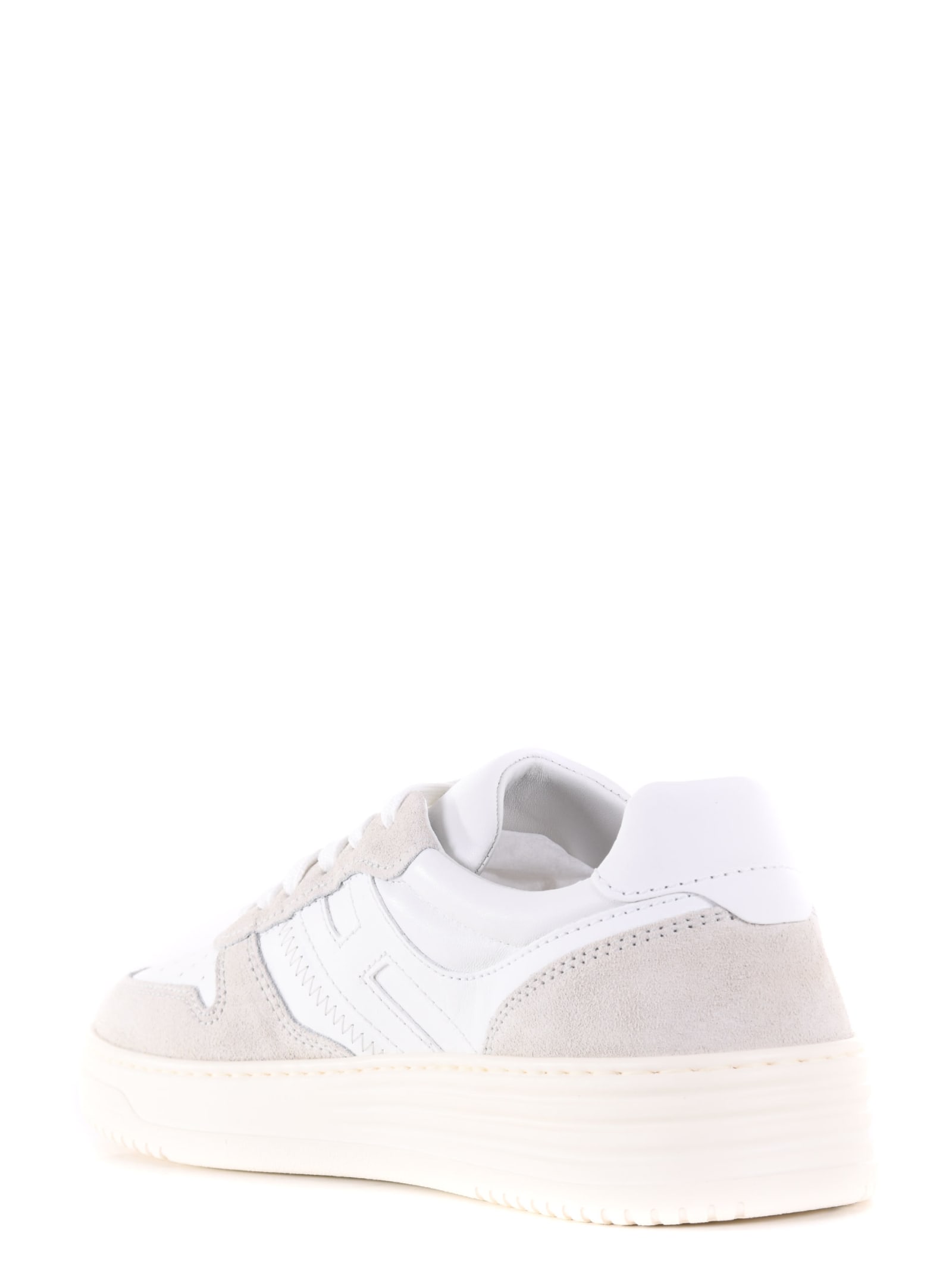 Shop Hogan H630 Sneakers In Bianco/ghiaccio