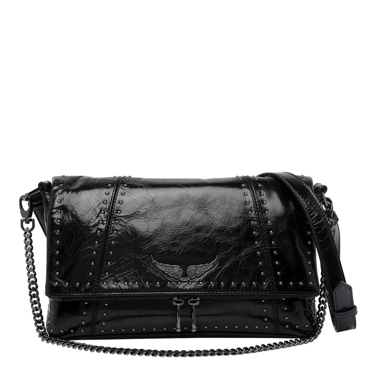 Zadig & Voltaire Rocky Vintage Studs Crossbody Bag Zadig & Voltaire Rocky Vintage Studs Crossbody Bag