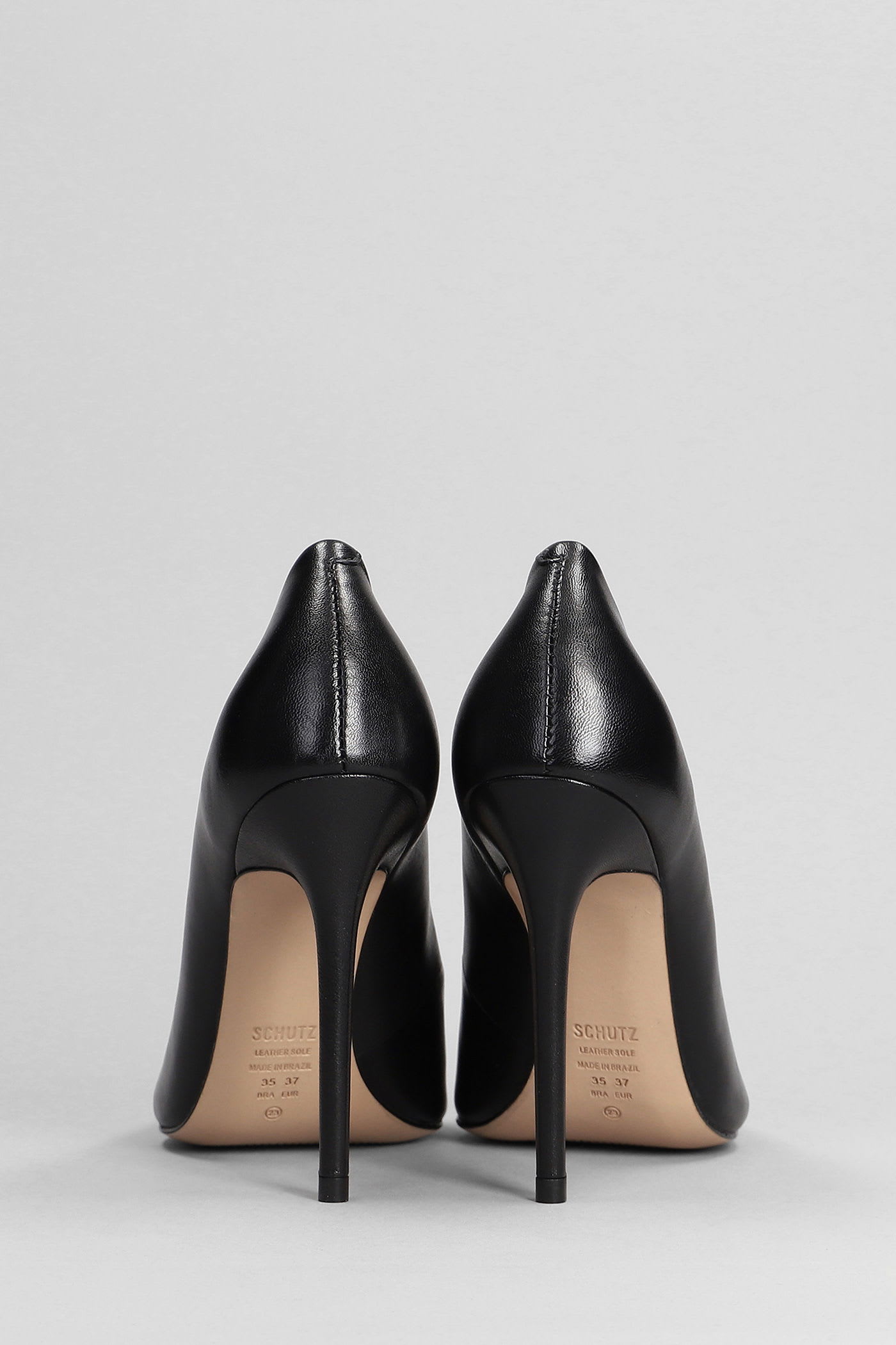 Shop Schutz Caiolea Pumps In Black Leather