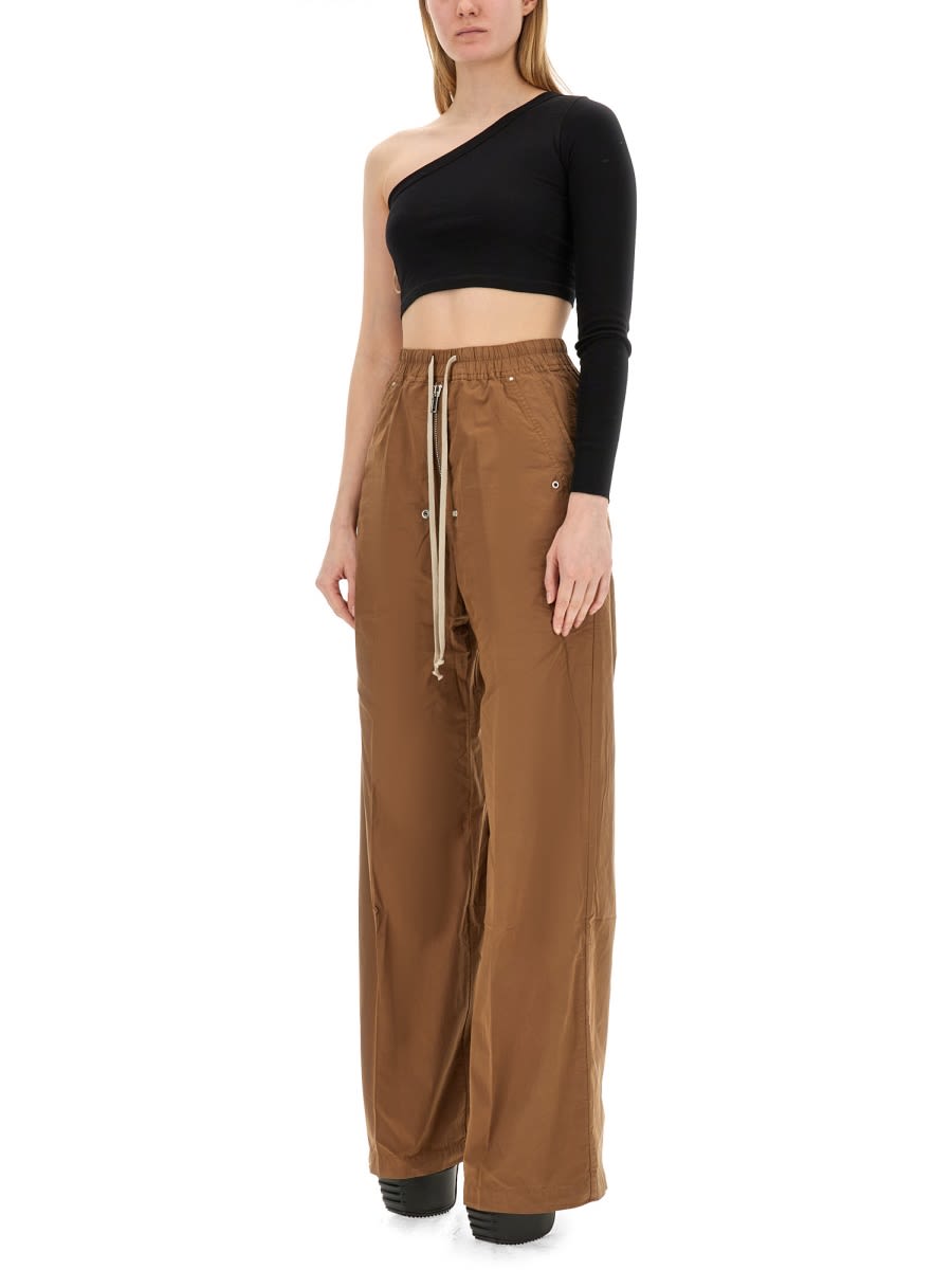 Shop Drkshdw Cotton Pants In Brown