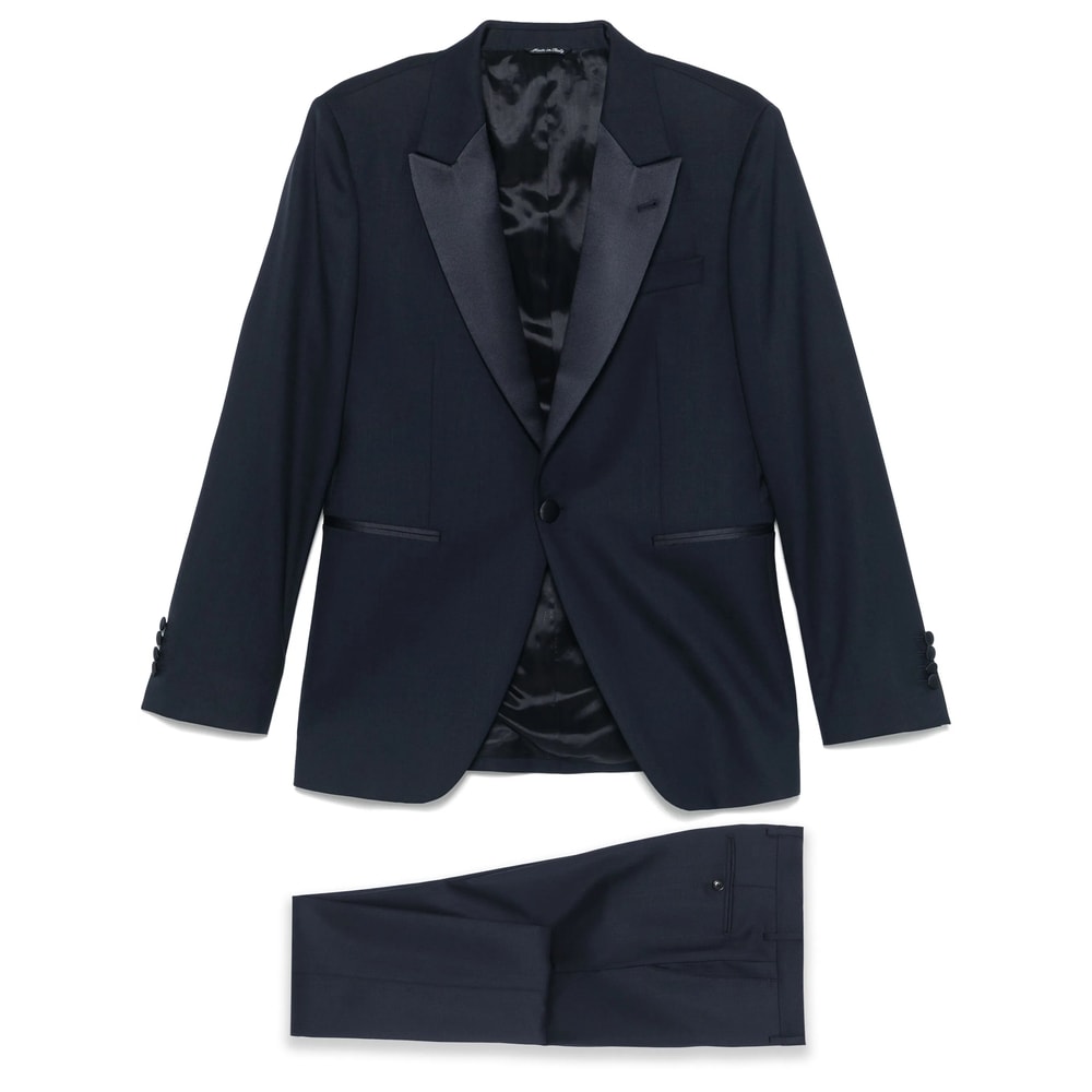 Reveres 1949 Virgin-wool Suit In Blue