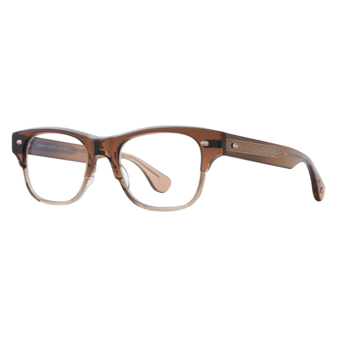 Garrett Leight Rodriguezgolden Fade In Brown