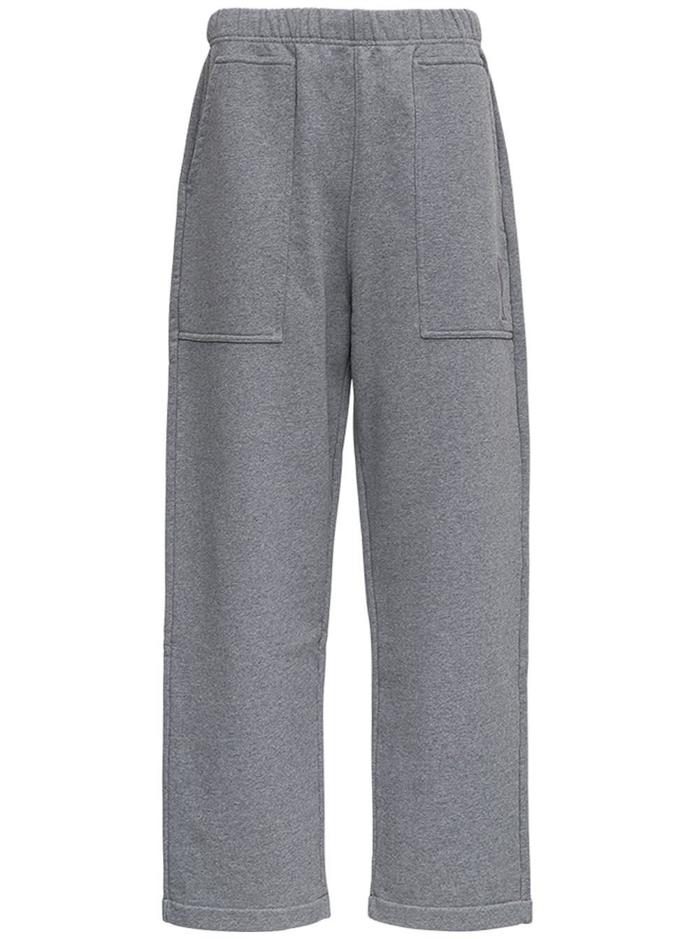 Ami Alexandre Mattiussi Grey Organic Cotton Trousers