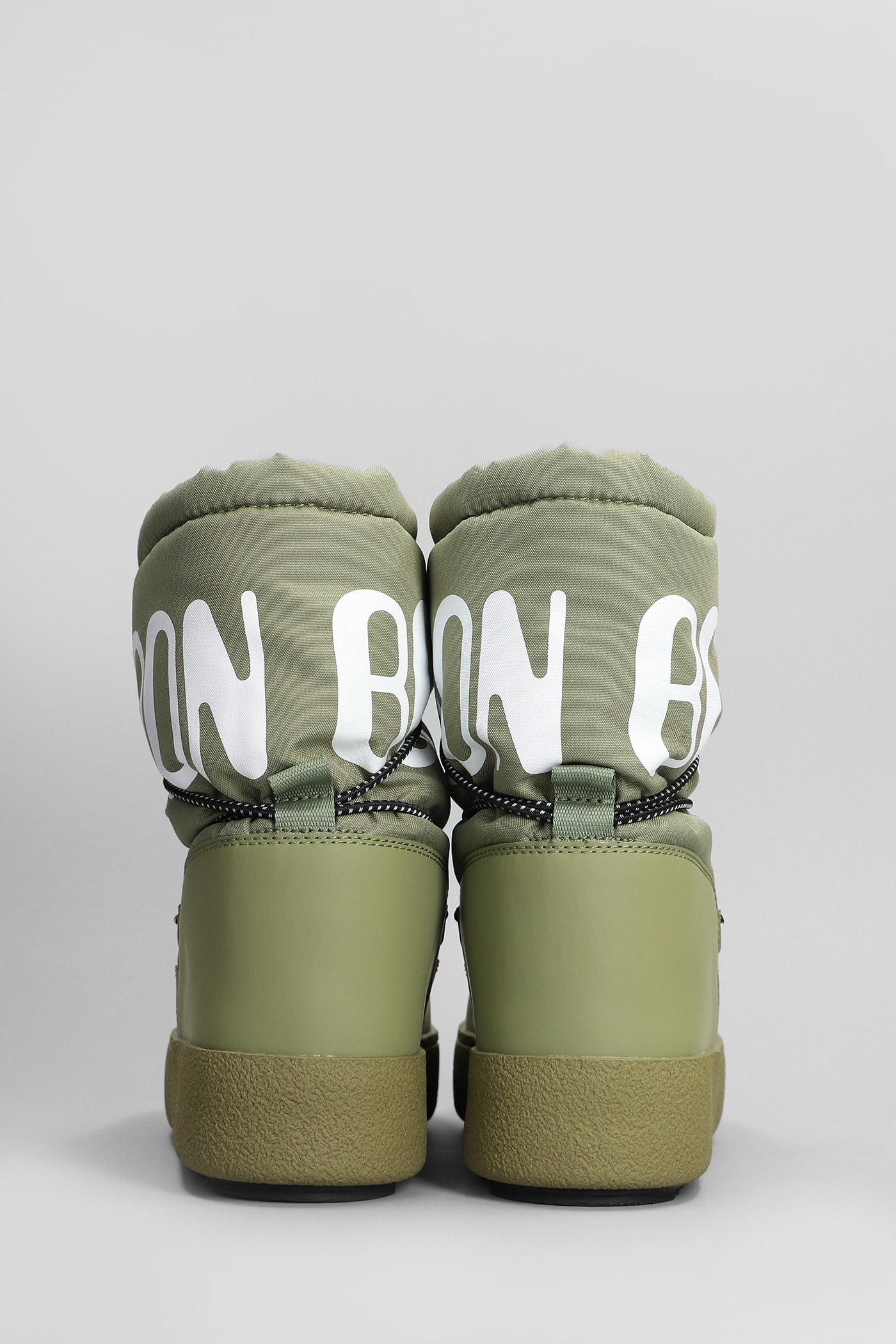 Shop Moon Boot Mb Mrack Polar Ankle Boots In Green Nylon