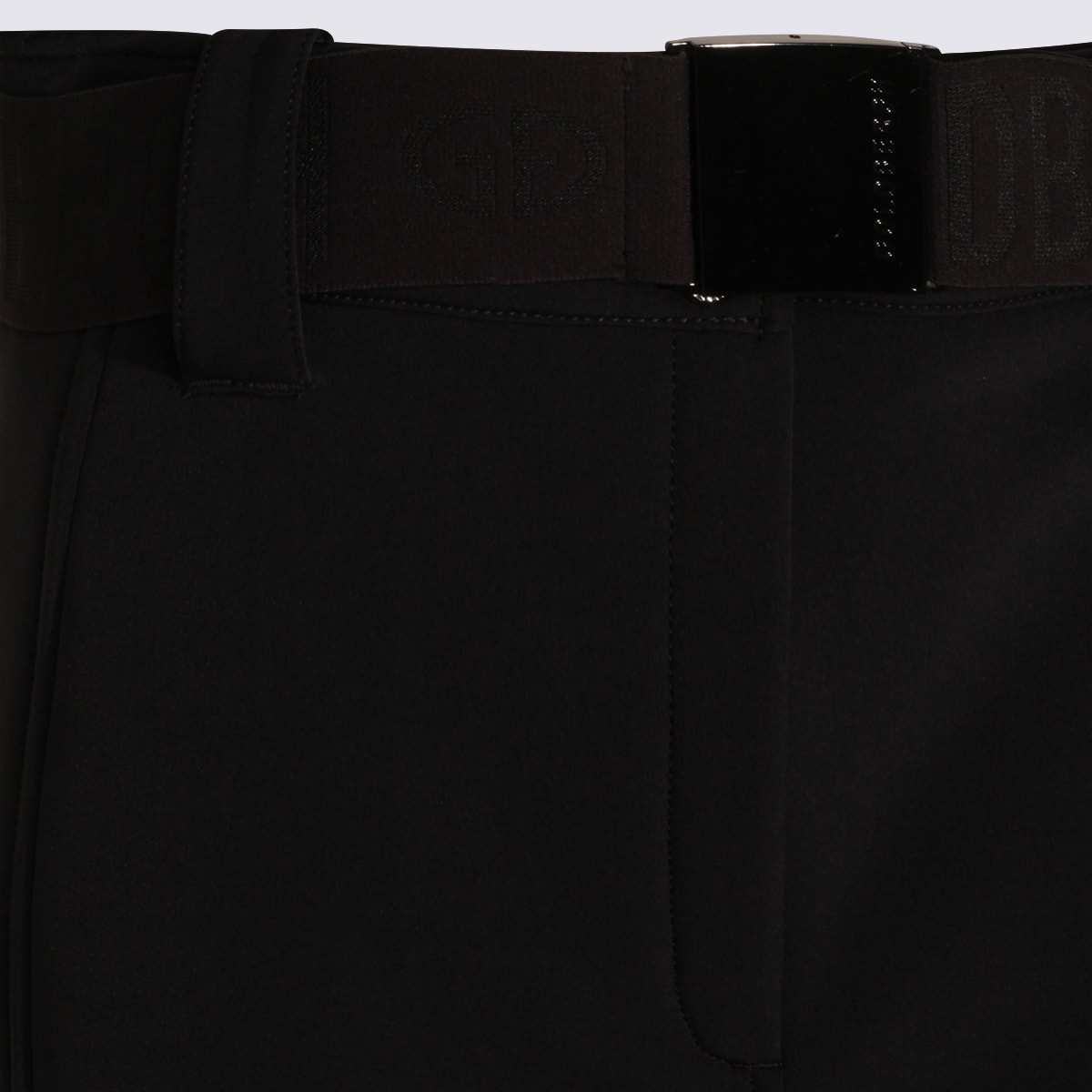 Goldbergh Relaxed Fit Trousers Belt Loops In Black