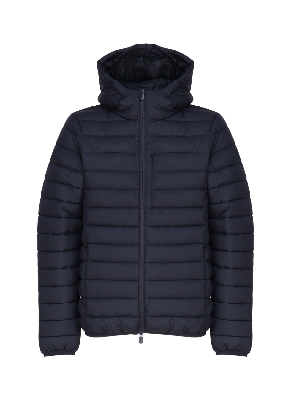 Shop Save The Duck Jacket With Hood In Blue