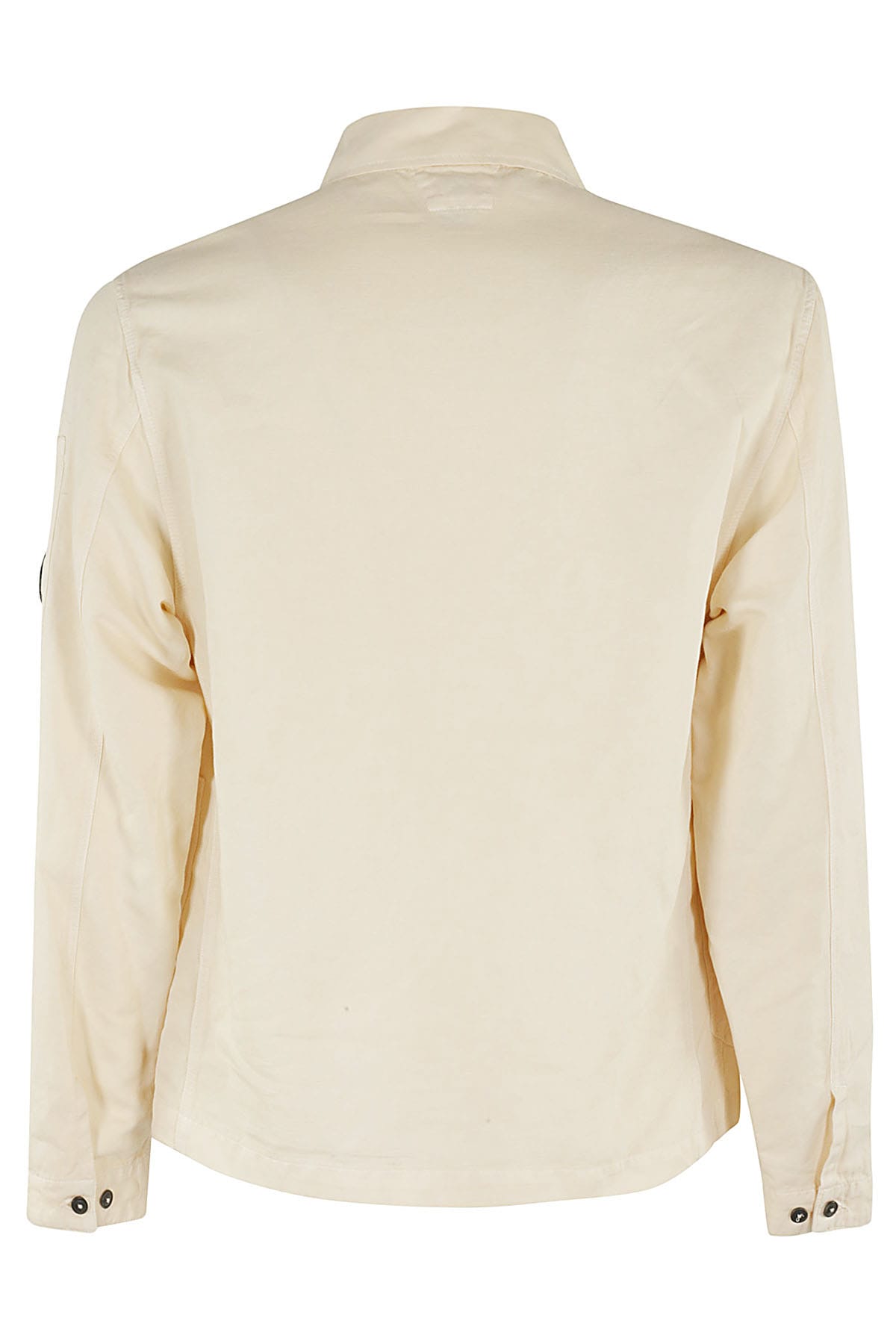 Shop C.p. Company Cotton Linen Overshirt