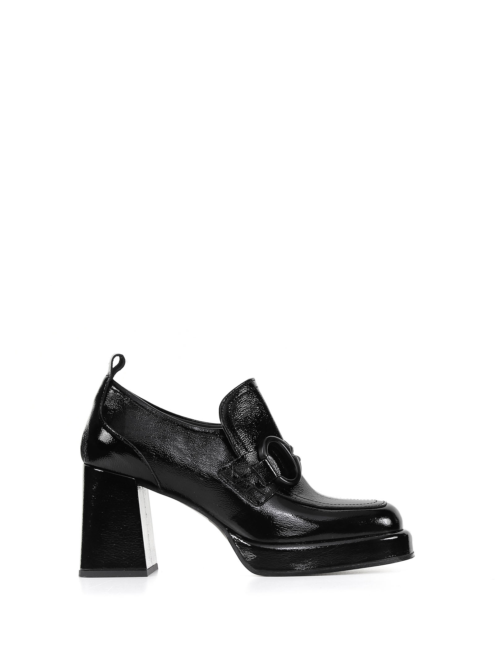 Janet & Janet Naplack Loafers With Heel