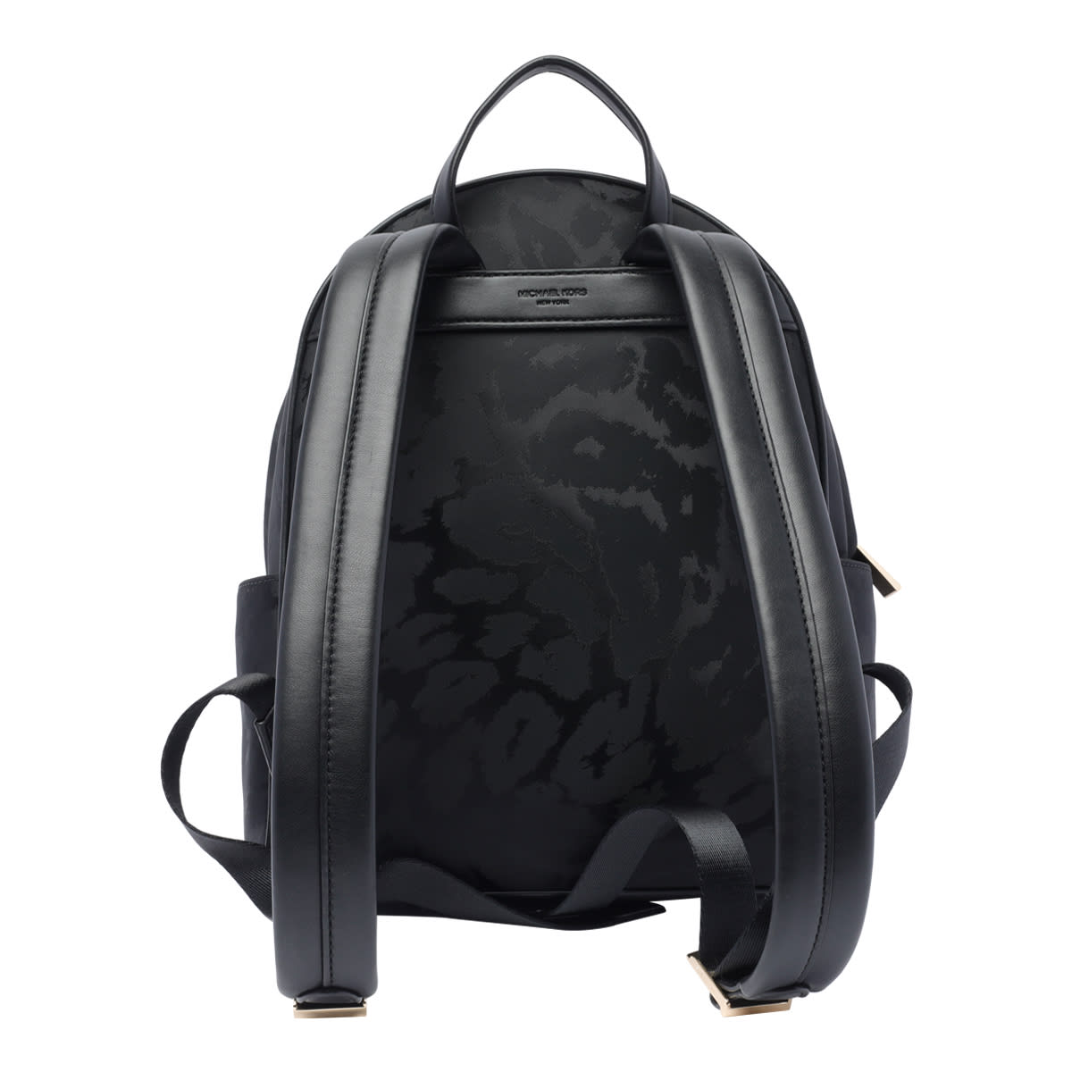 Shop Michael Michael Kors Bex Medium Printed Backpack In Black