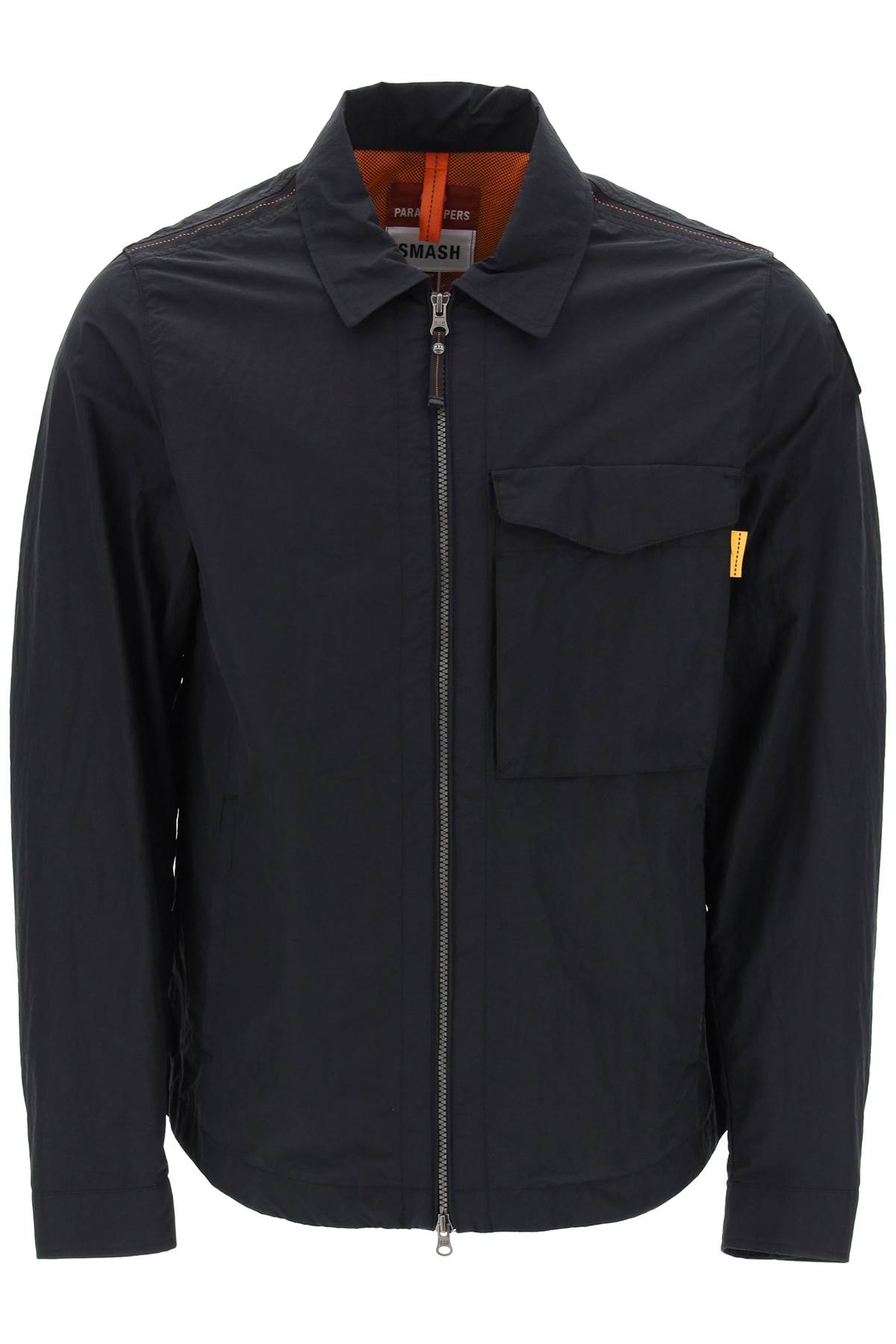 Shop Parajumpers Rayner Overshirt In Nylon In Black (black)