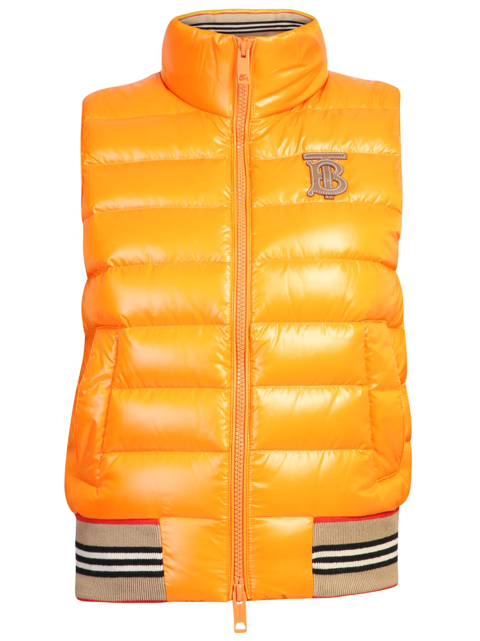 burberry orange vest