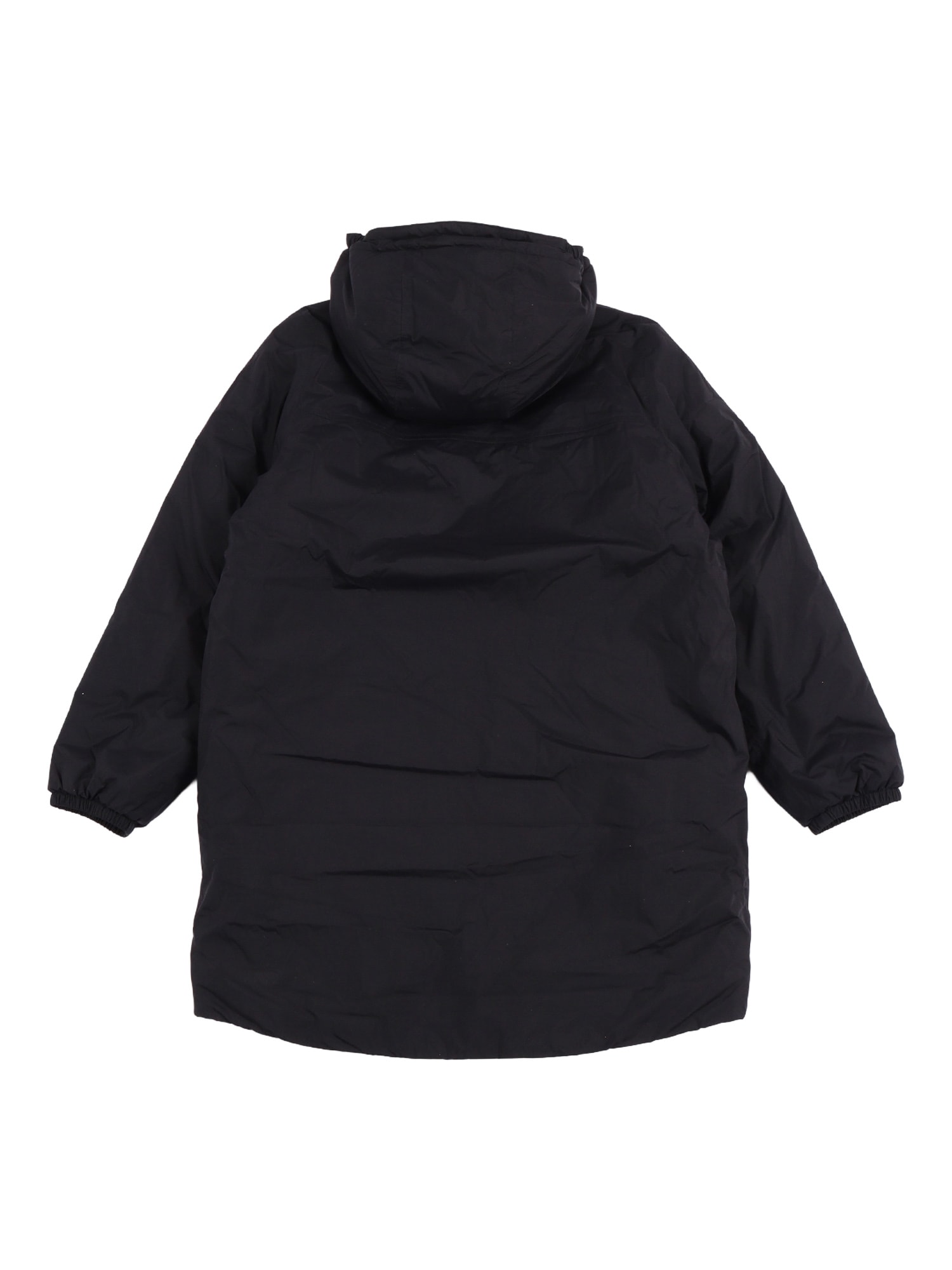 K-way P. Le Vrai 4.0 Eiffel Orsetto Down Jacket In Black