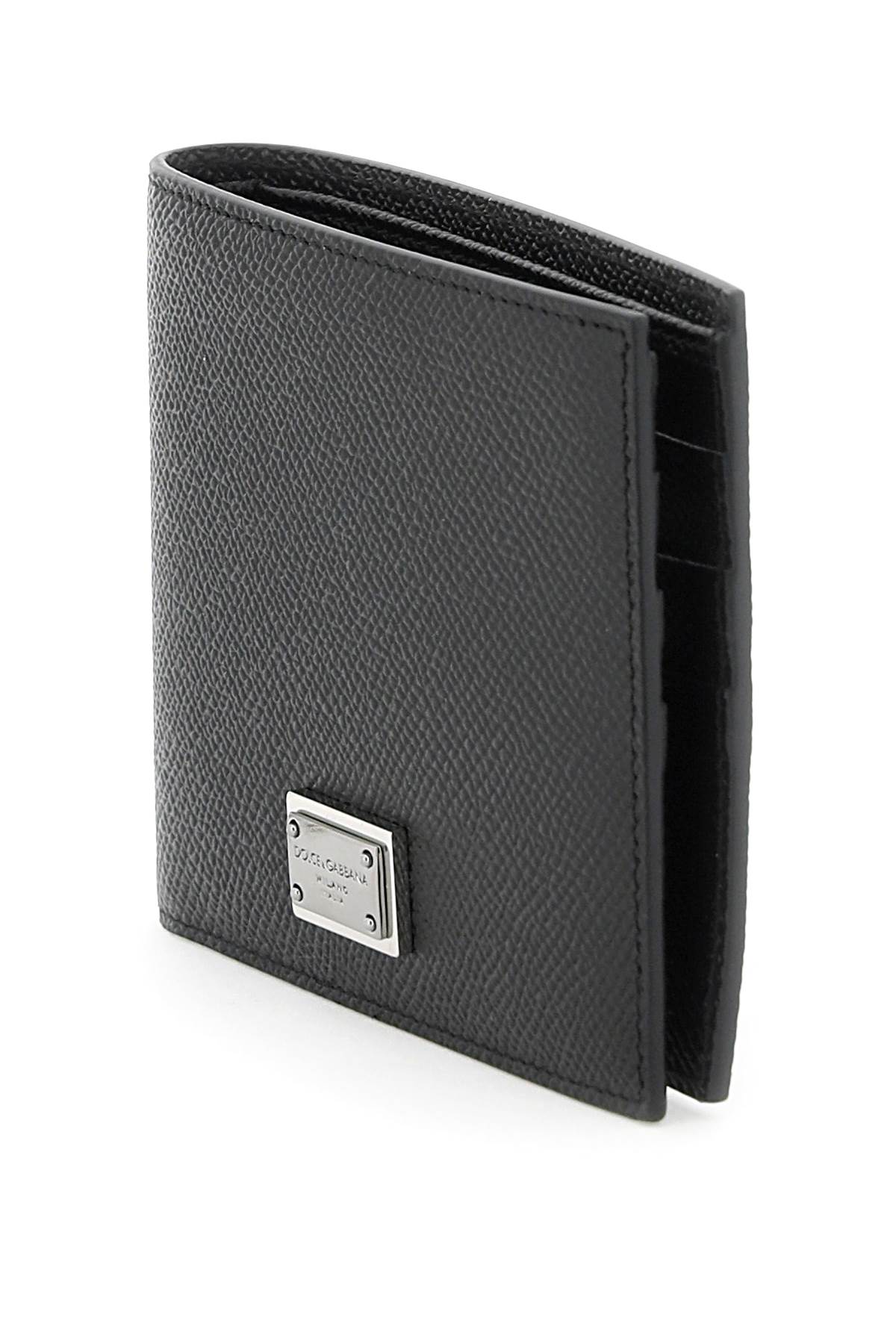 Shop Dolce & Gabbana Leather Wallet In Black