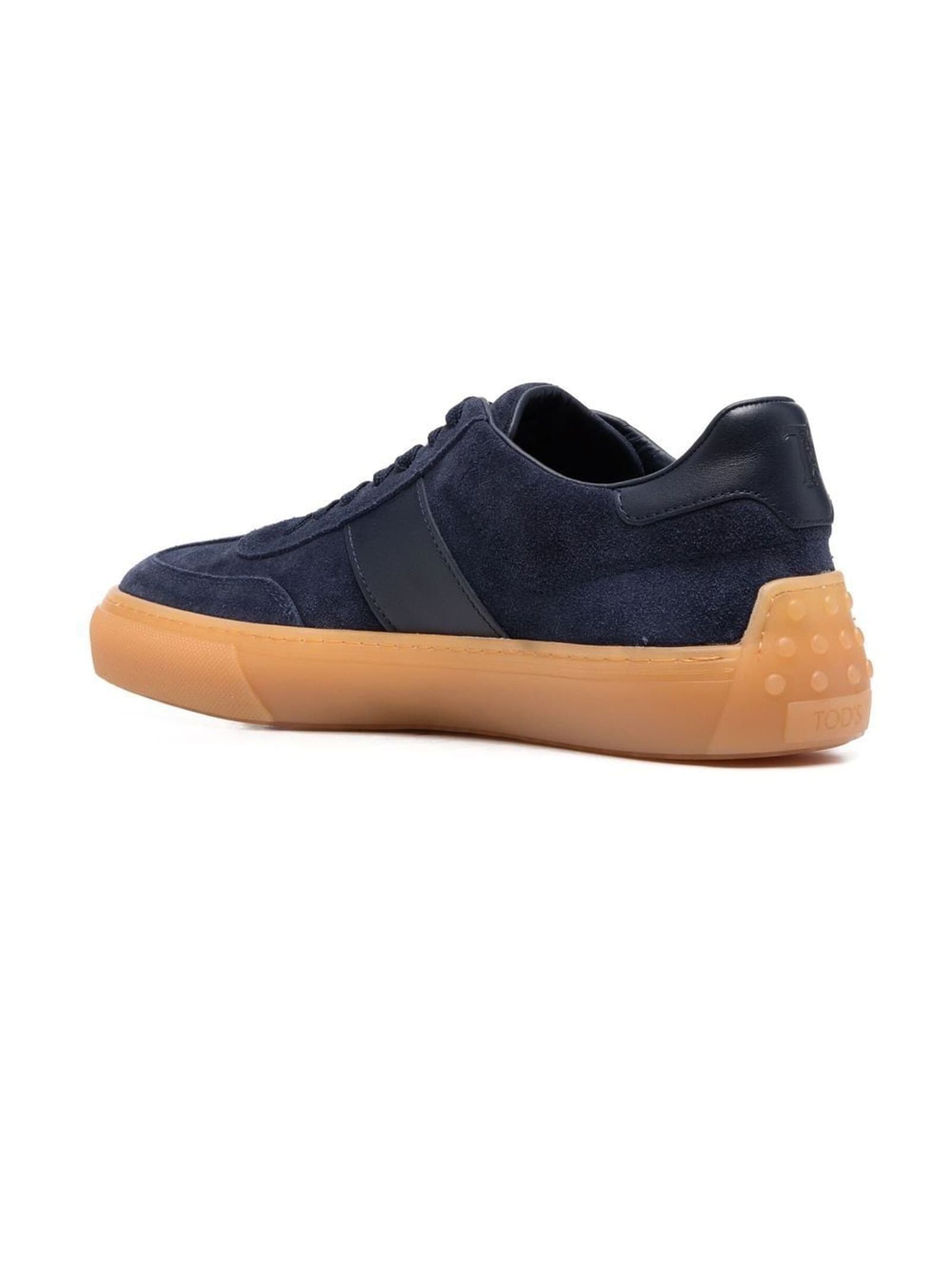 TOD'S BLUE SUEDE SNEAKERS 