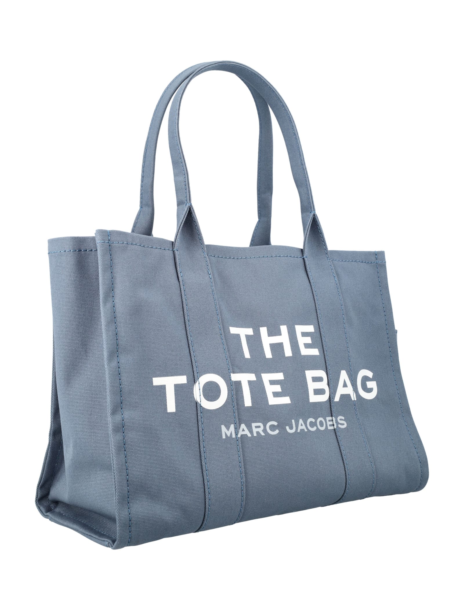 Shop Marc Jacobs The Large Tote Bag In Blue Shadow