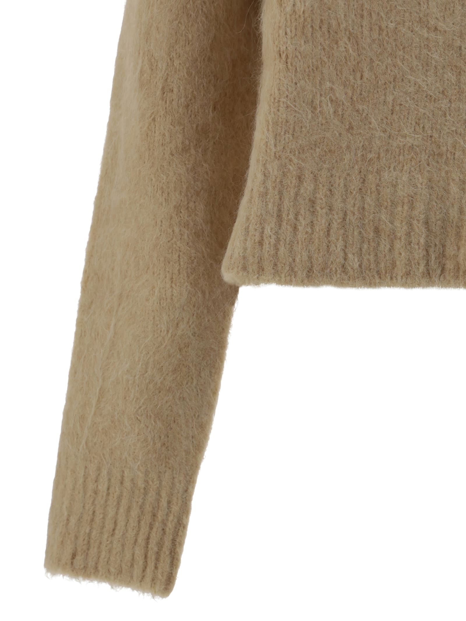 Shop Loulou Studio Sweater In Beige Melange