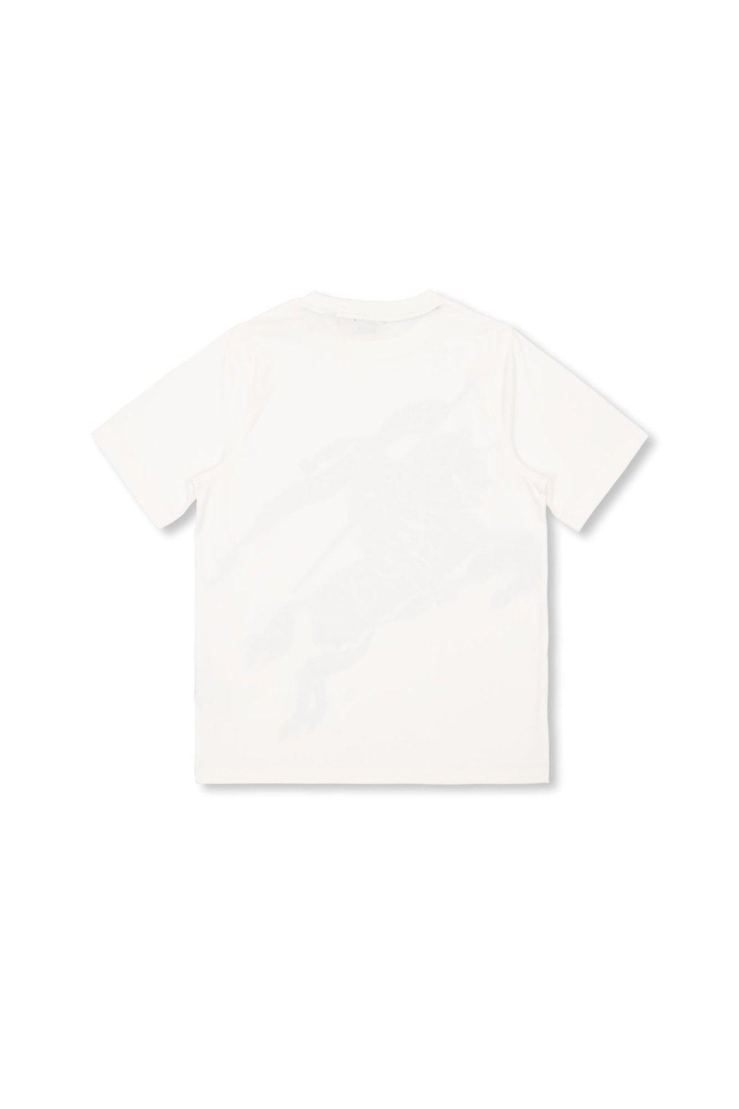 Shop Burberry Ekd-prined Short Sleeved Crewneck T-shirt
