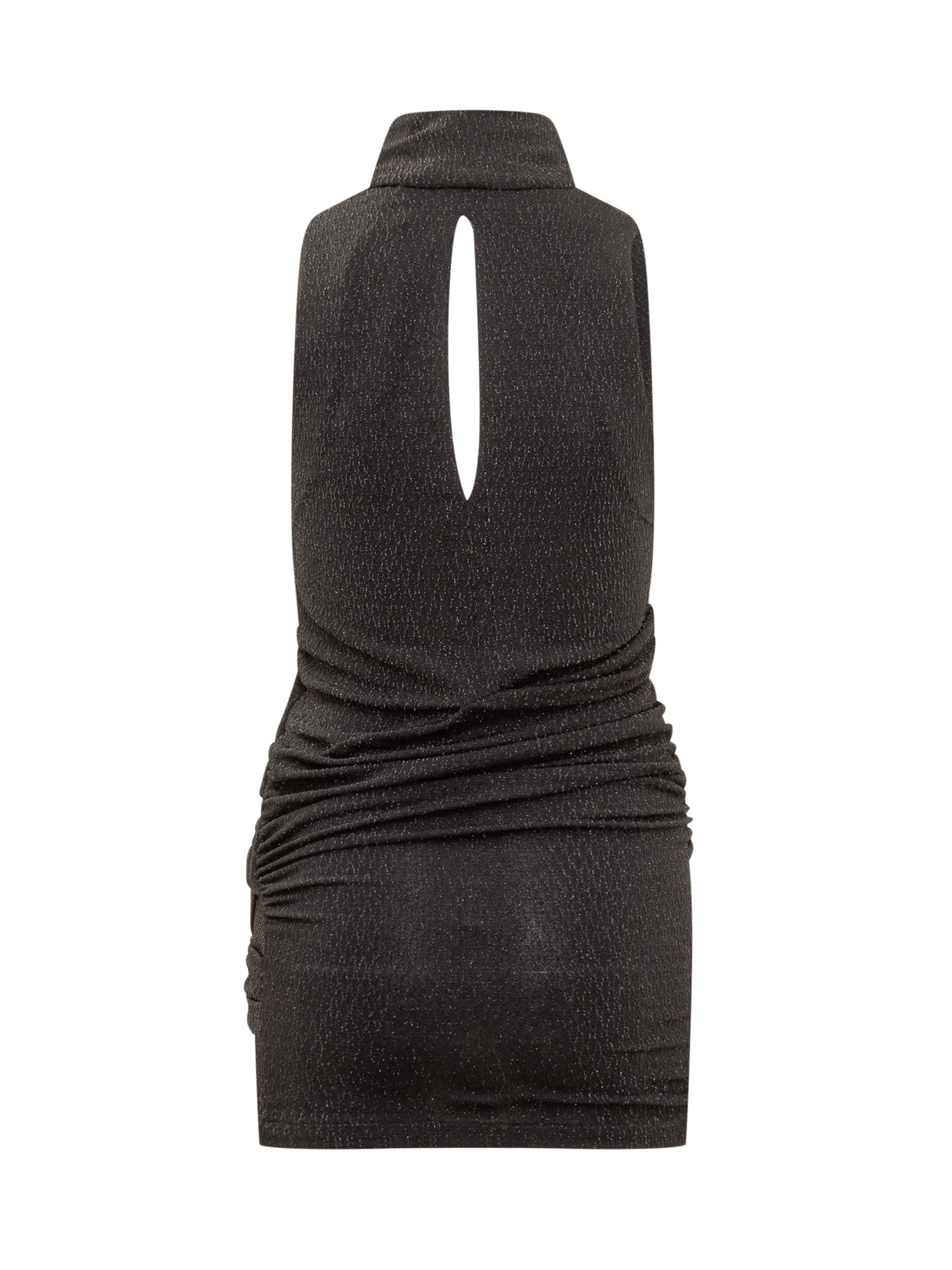 Shop Iro Mikano Dress In Black/black Lurex
