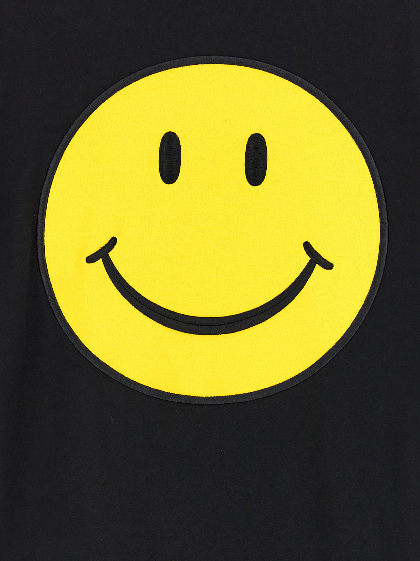 Shop Moschino Smiley T-shirt In Black