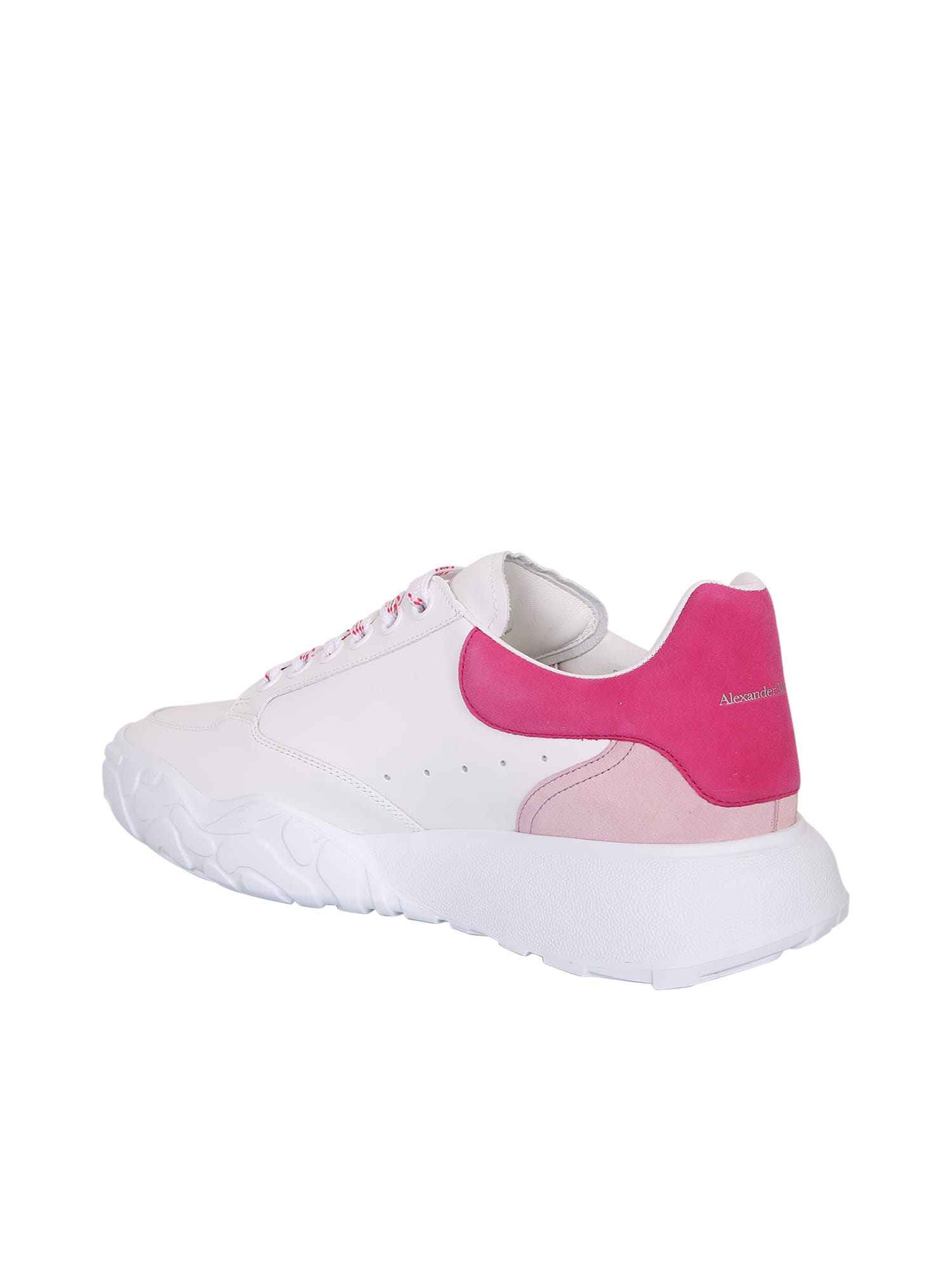 Alexander Mcqueen Court Lace-up Sneakers In White