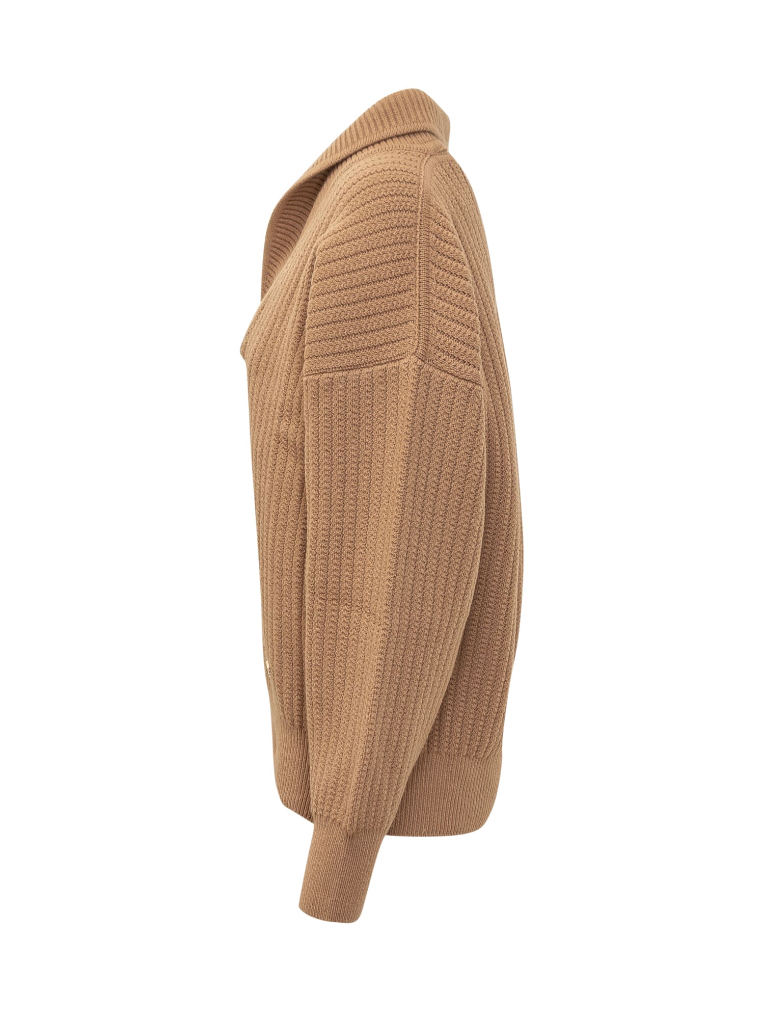 Shop Victoria Beckham Sweater In Camel