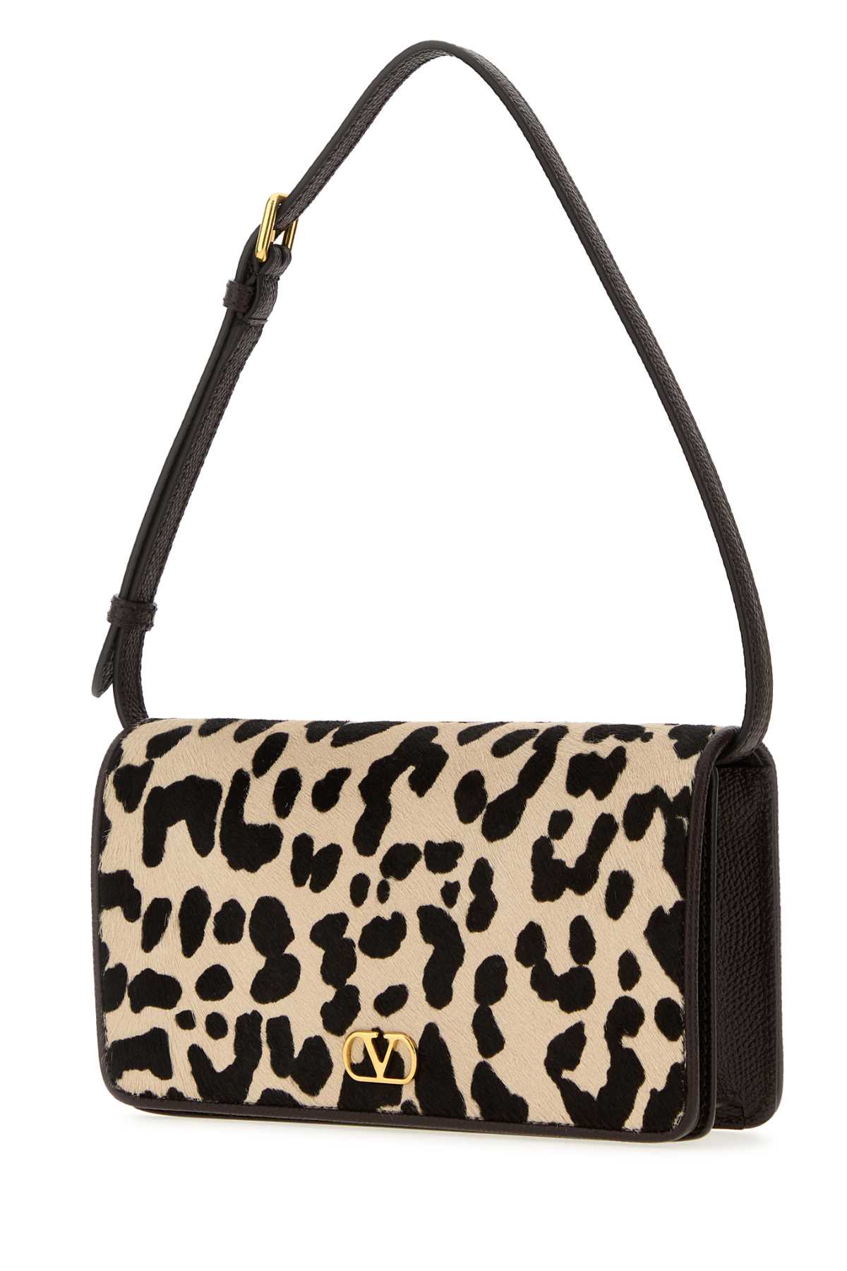 Valentino Garavani Printed Calf Hair Mini Vlogo Signature Shoulder Bag