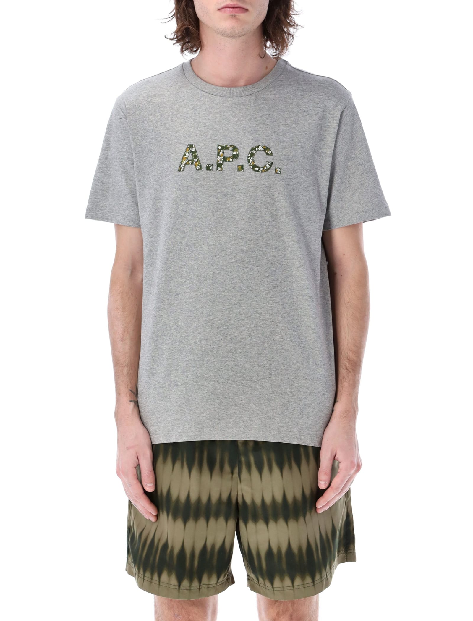 A.P.C. Camo Logo T-shirt