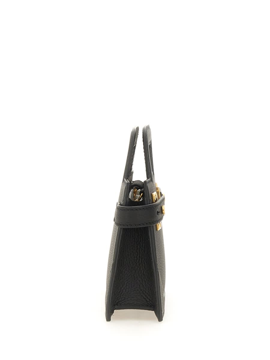 Shop Balmain Small B-buzz Bag In Black