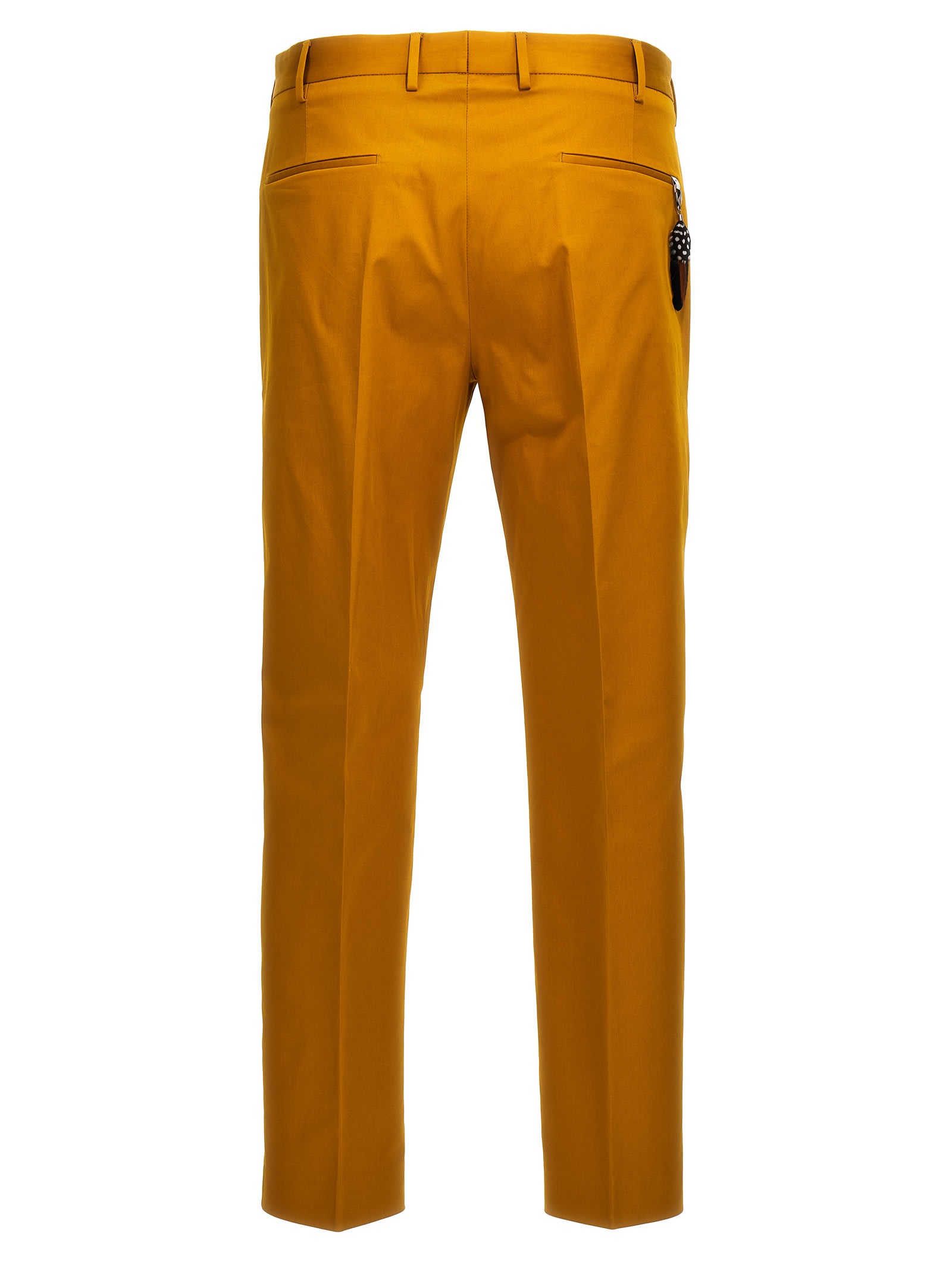 Shop Pt01 Dieci Pants In Yellow