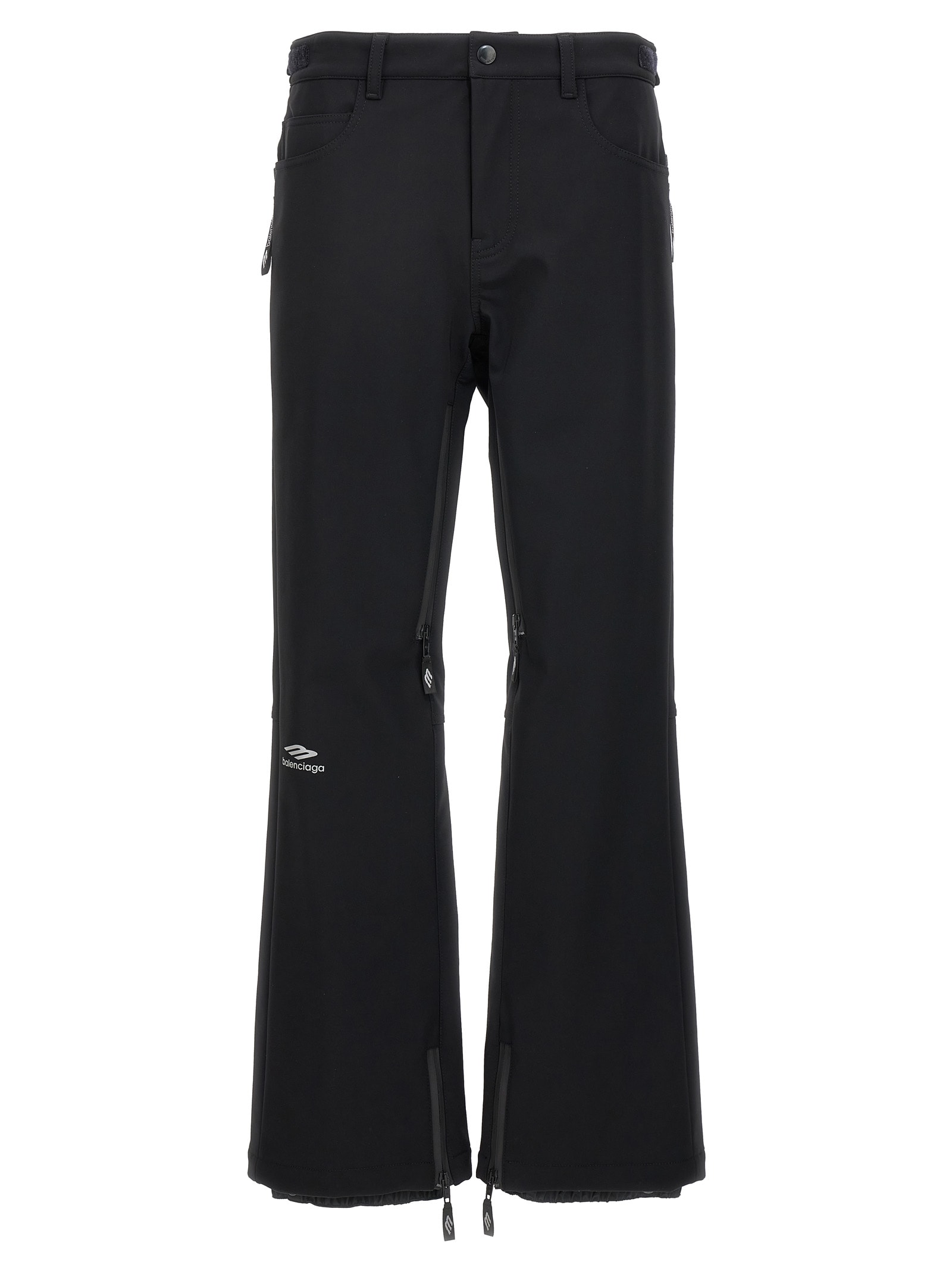 Shop Balenciaga 5-pocket Ski 3b Sports Icon Pants In Black