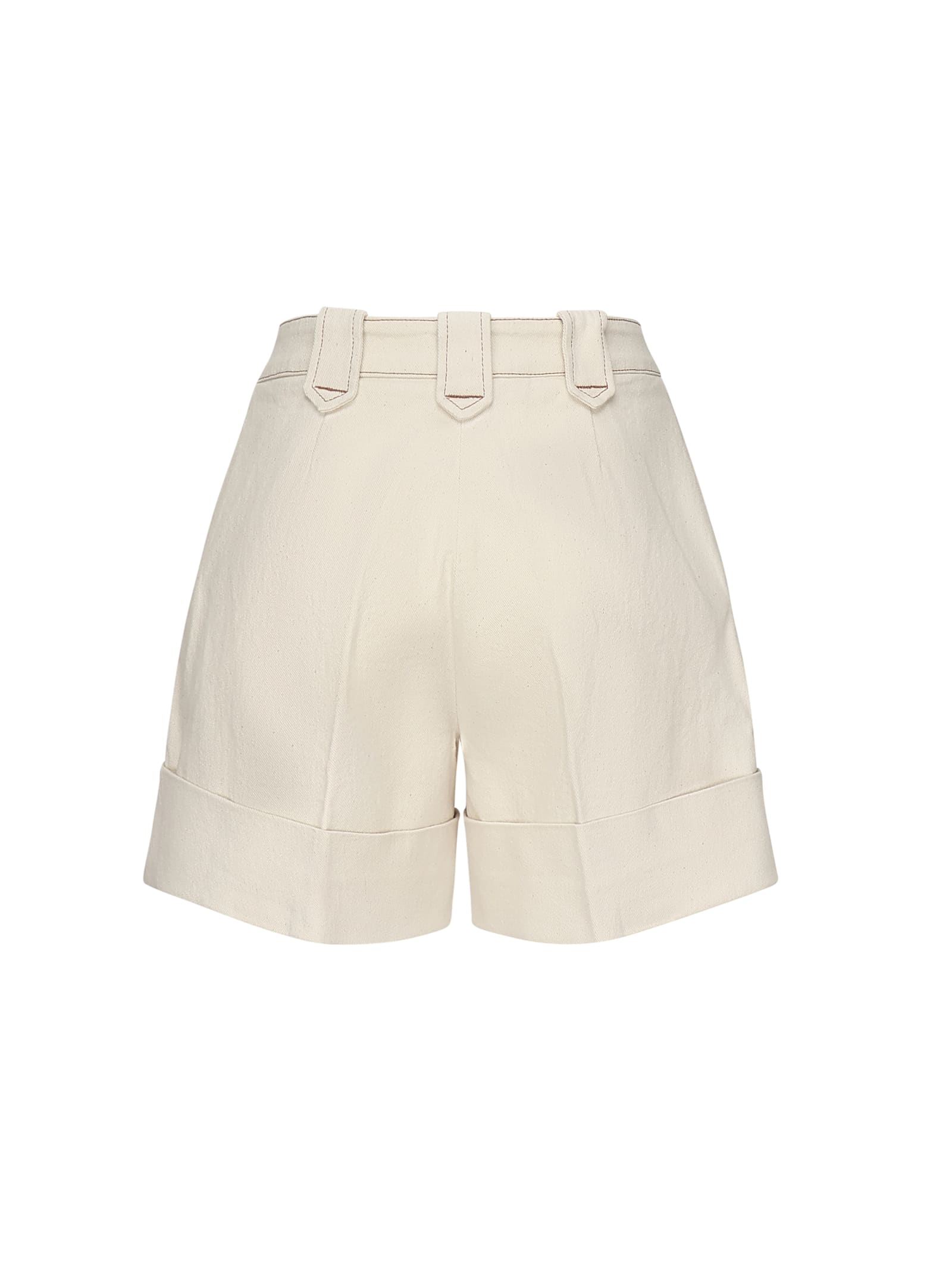 Fay Cotton Shorts With Cuff