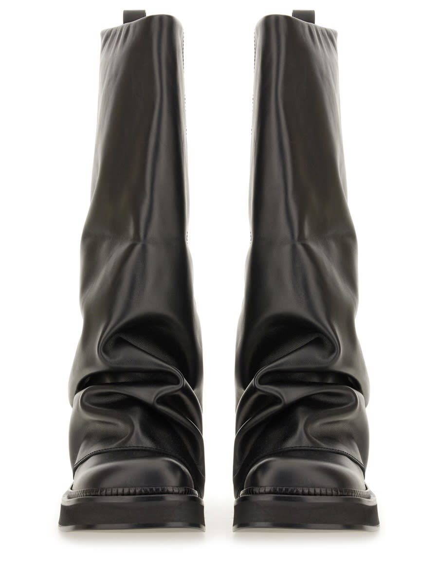 Attico Combat Boot Robin In Black