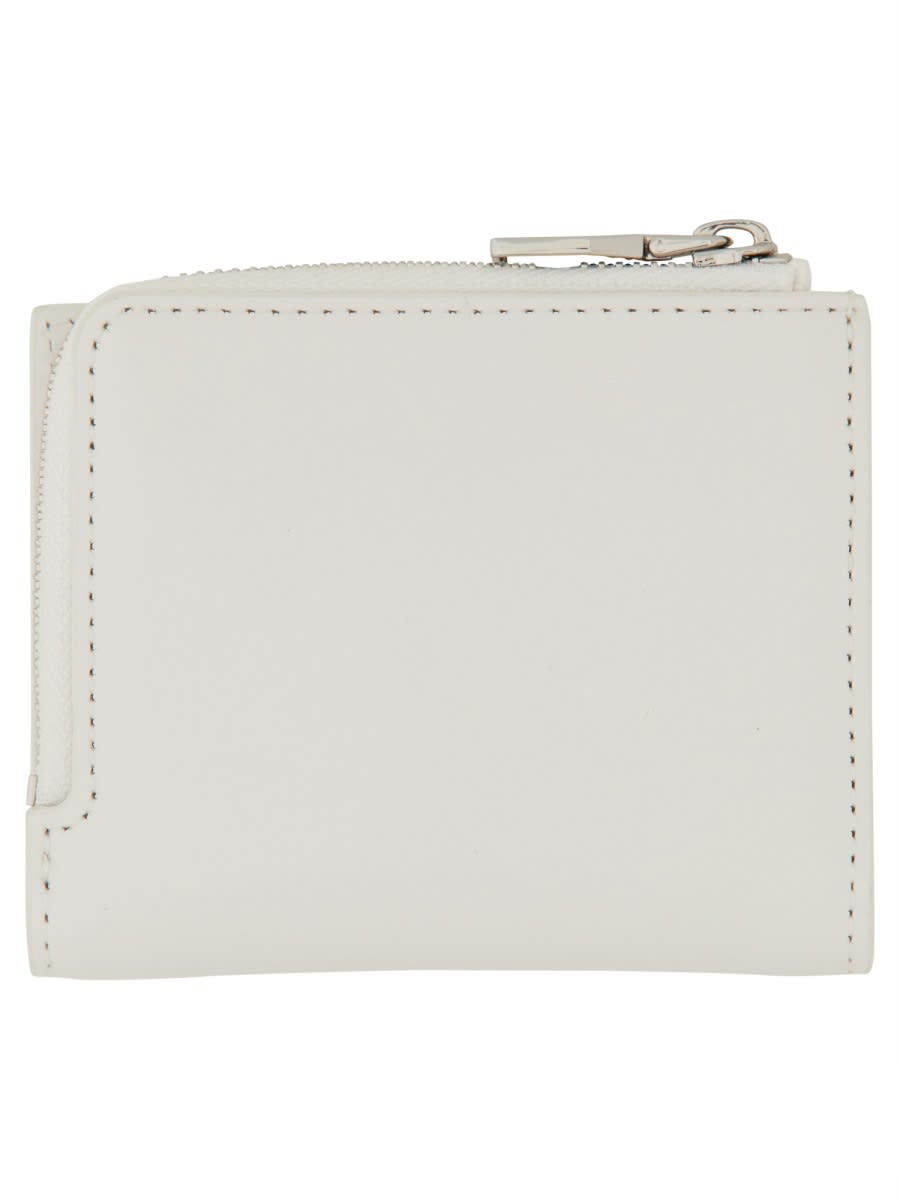 Shop Diesel Wallet 1dr Card Holder Zip L In White