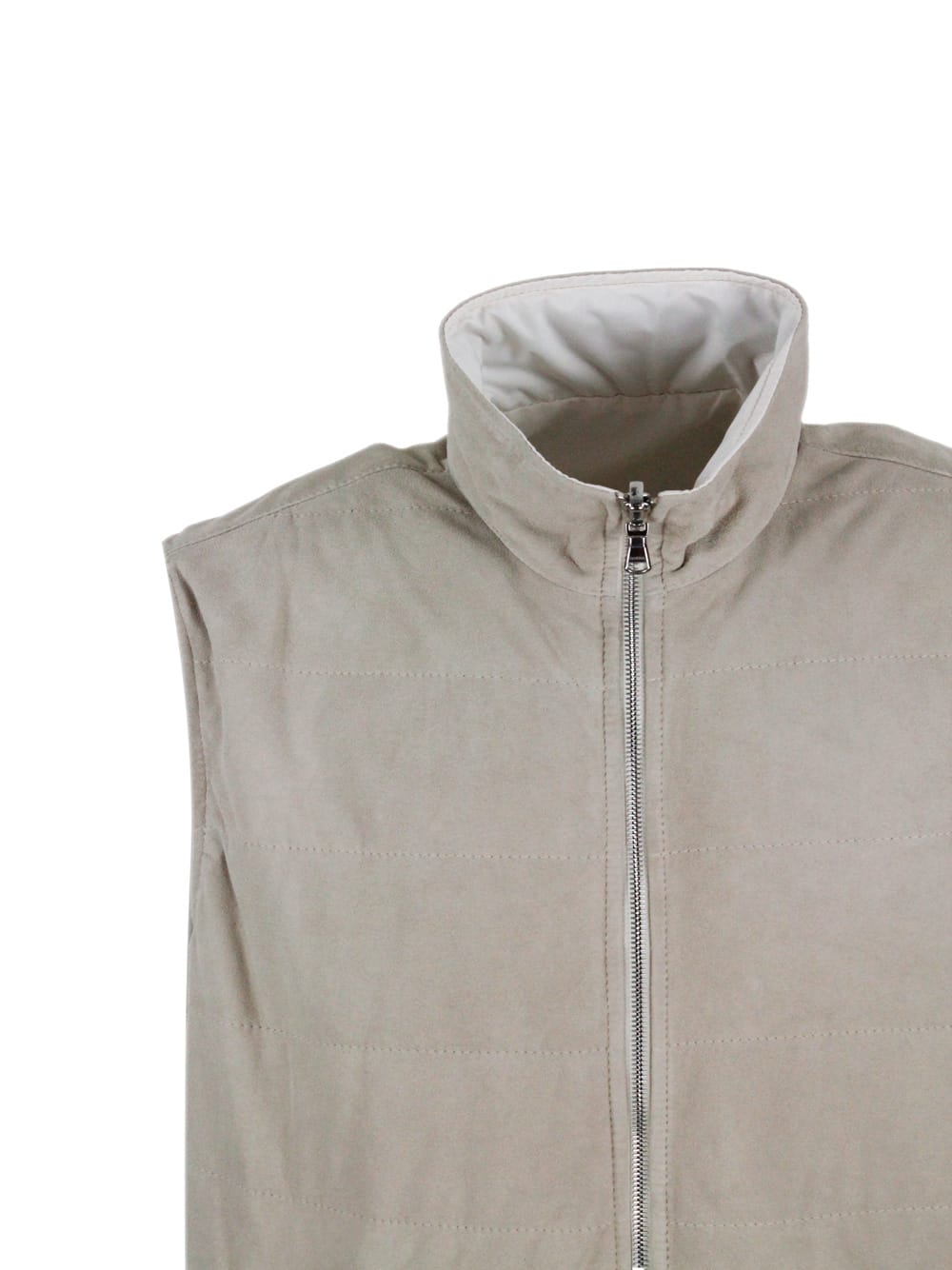 Barba Napoli Vest In Gray
