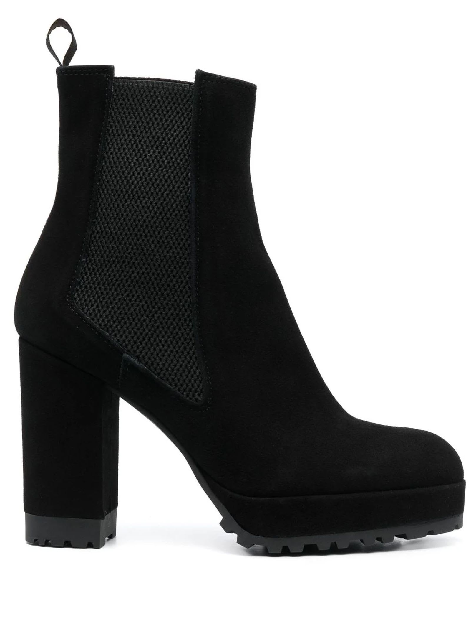 Roberto Festa Black Suede Dasha Ankle Boots