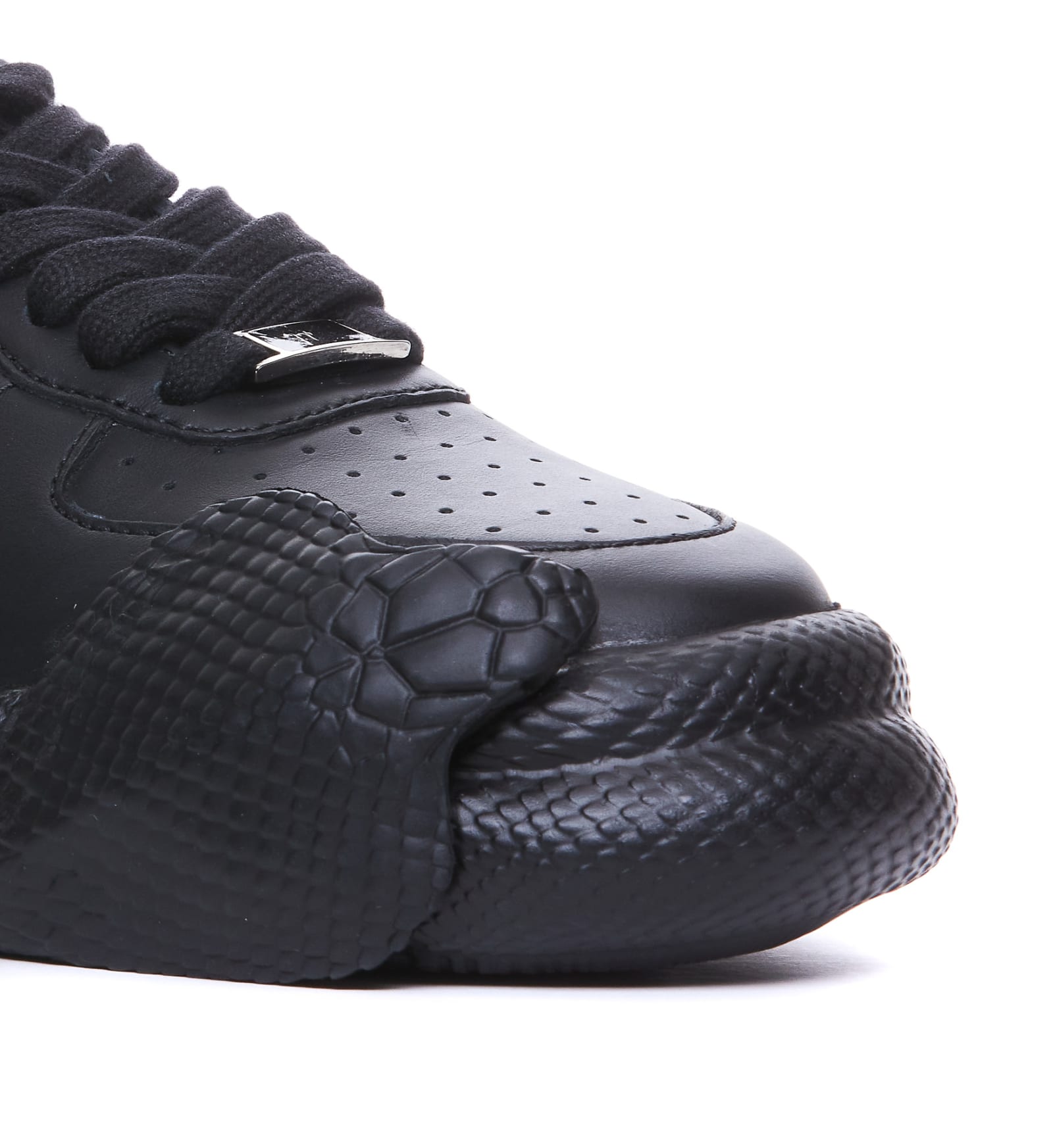 Shop Giuseppe Zanotti Cobras Sneakers In Black