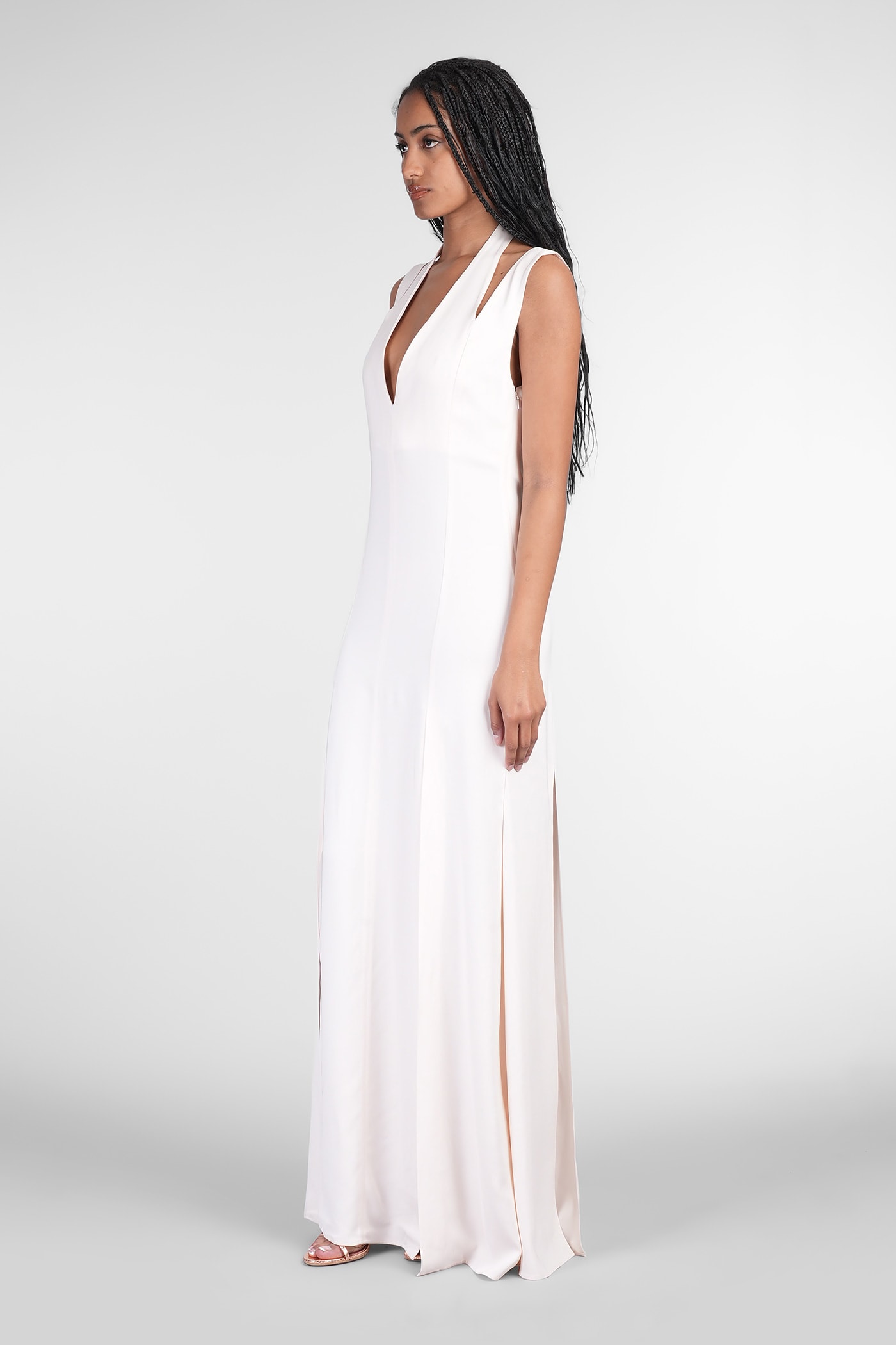 Iro Sinnia Dress Woman In Rose-pink Viscose