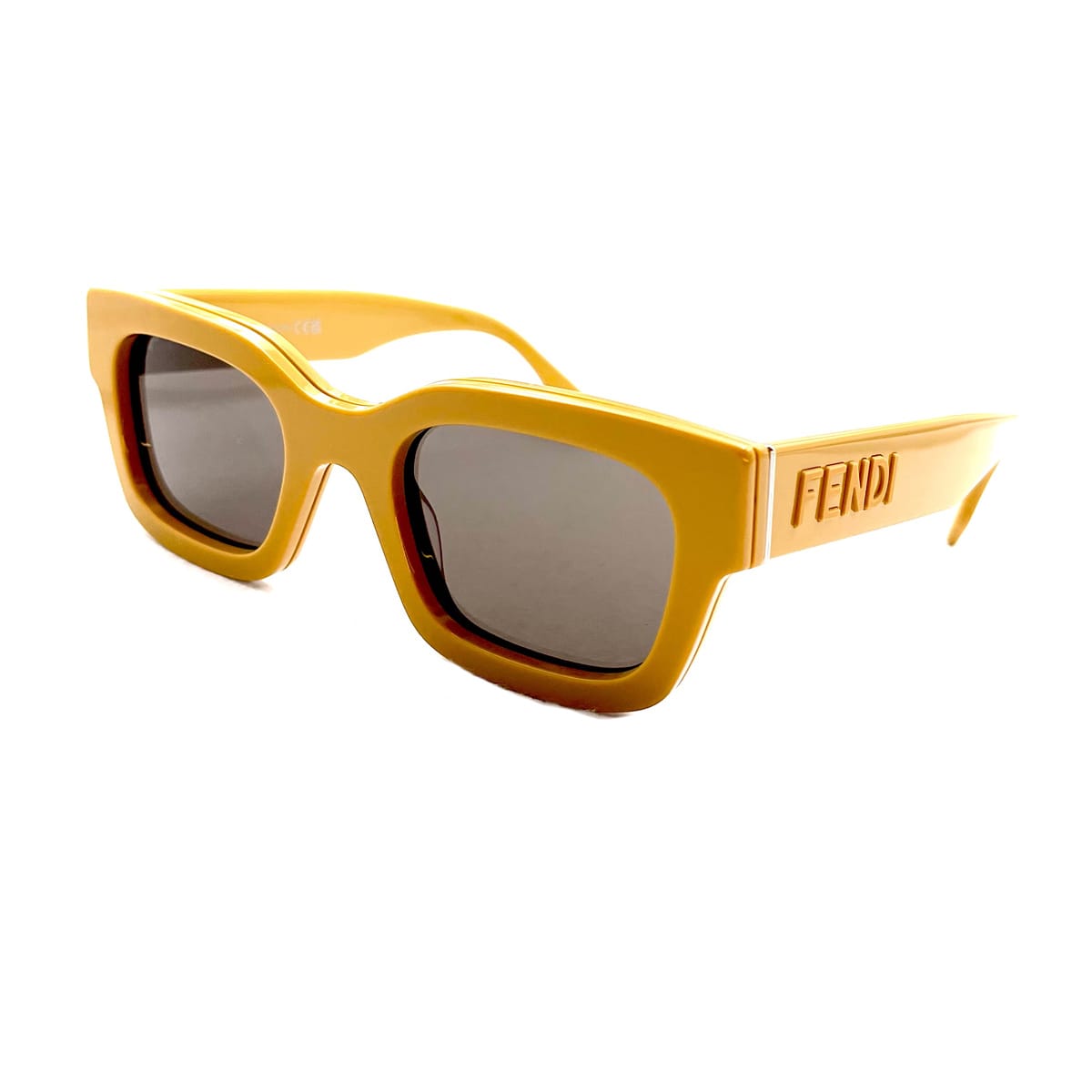 Shop Fendi Fe40119i 39e Sunglasses In Giallo