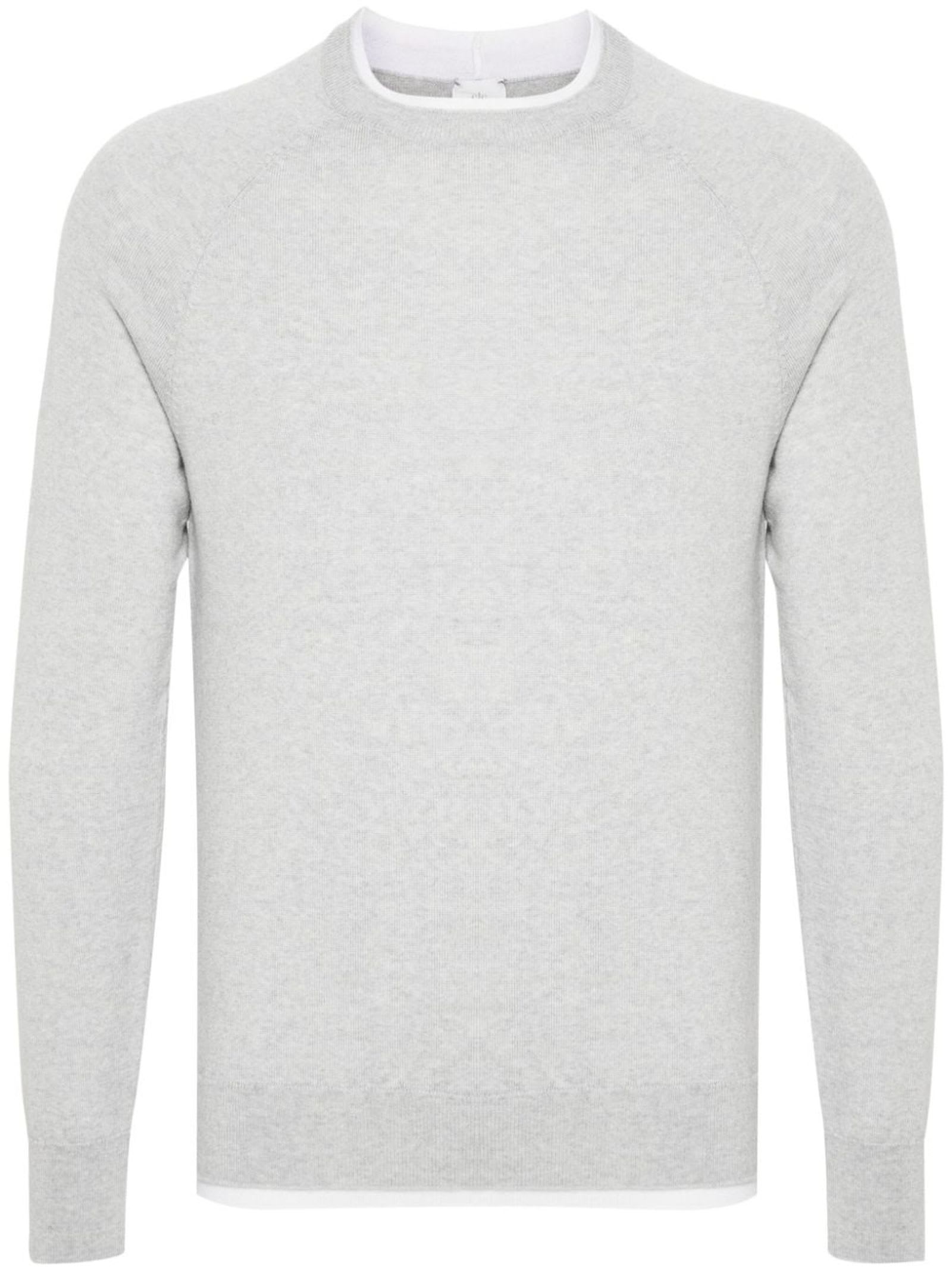 Heather Grey Wool Sweater