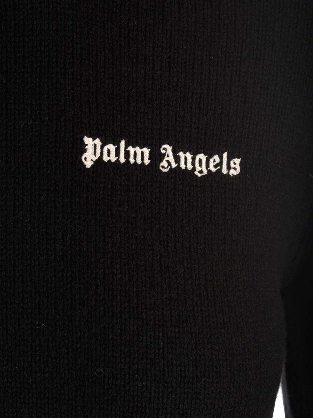 Shop Palm Angels Crewneck Jumper In Black Off