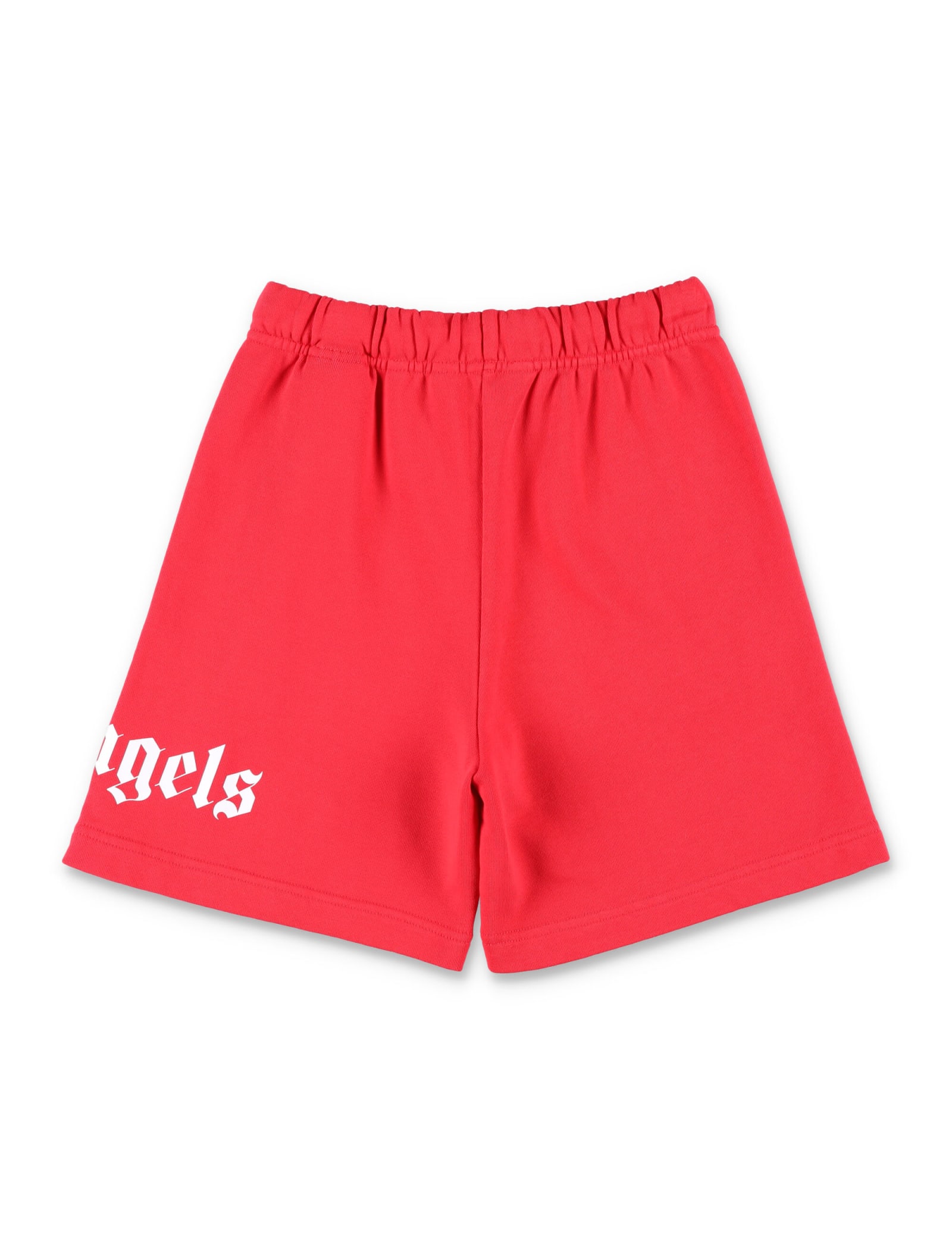 Shop Palm Angels Classic Overlogo Sweat Shorts In Red