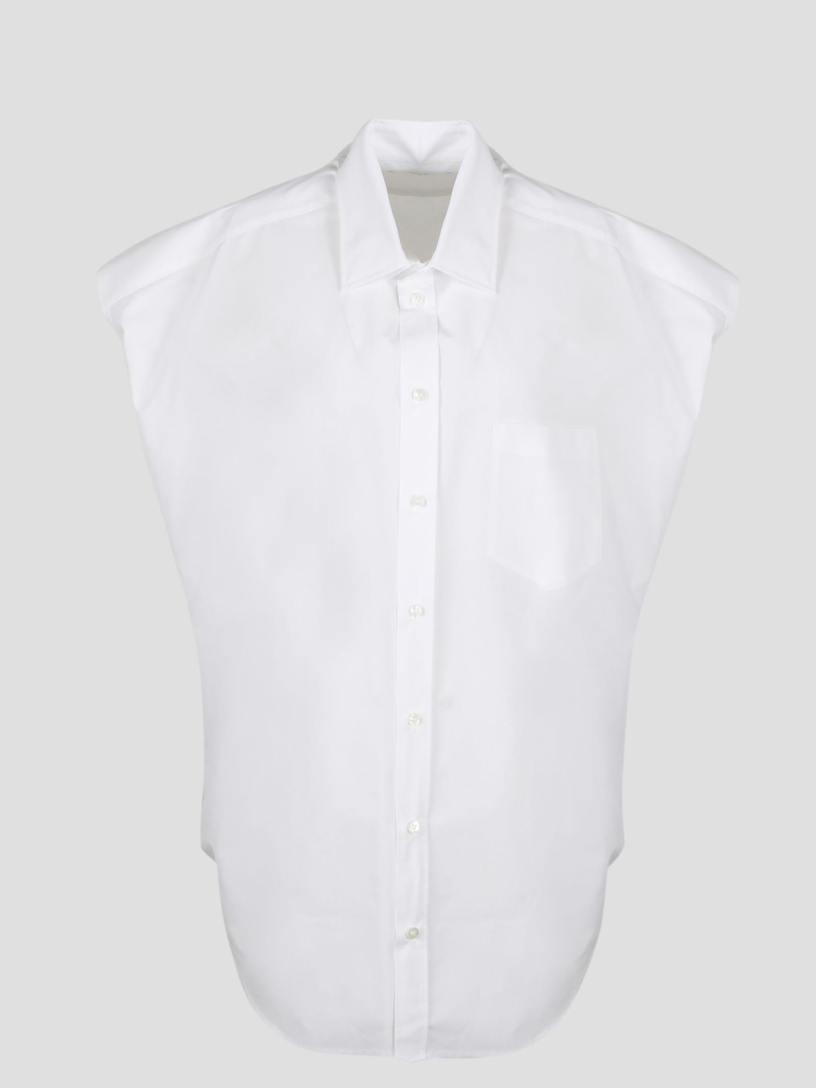 Balenciaga Cotton Poplin Swing Shirt