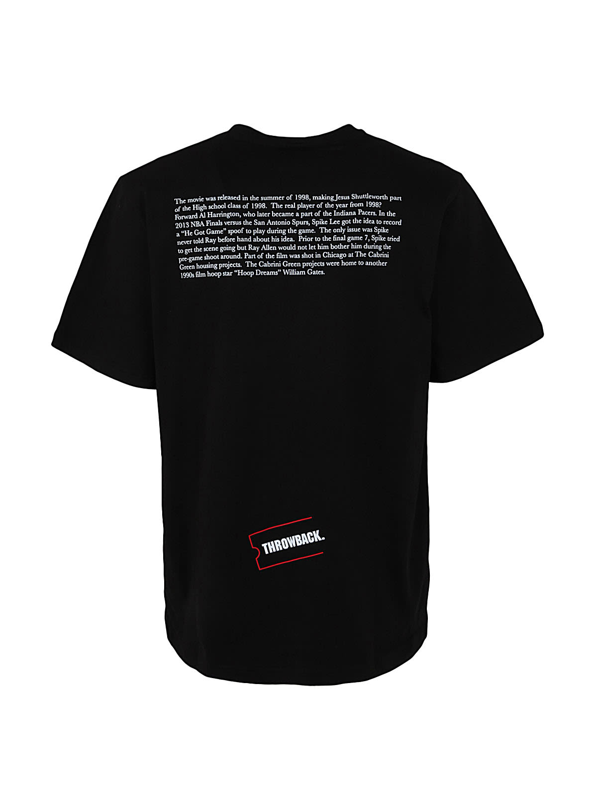 Shop Throwback Gotgame T-shirt In Black