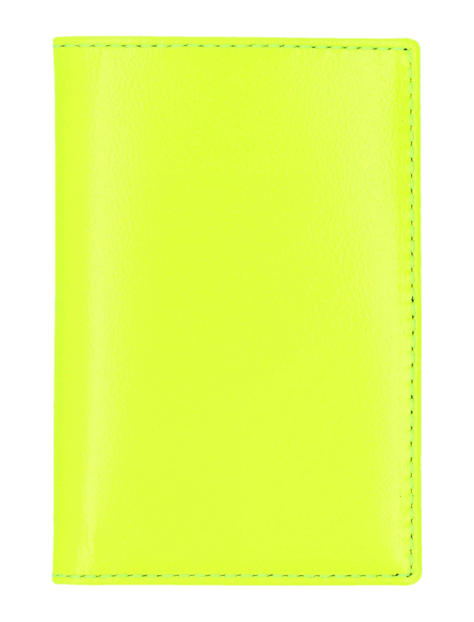 Shop Comme Des Garçons Super Fluo Bifold Cardholder In Yellow
