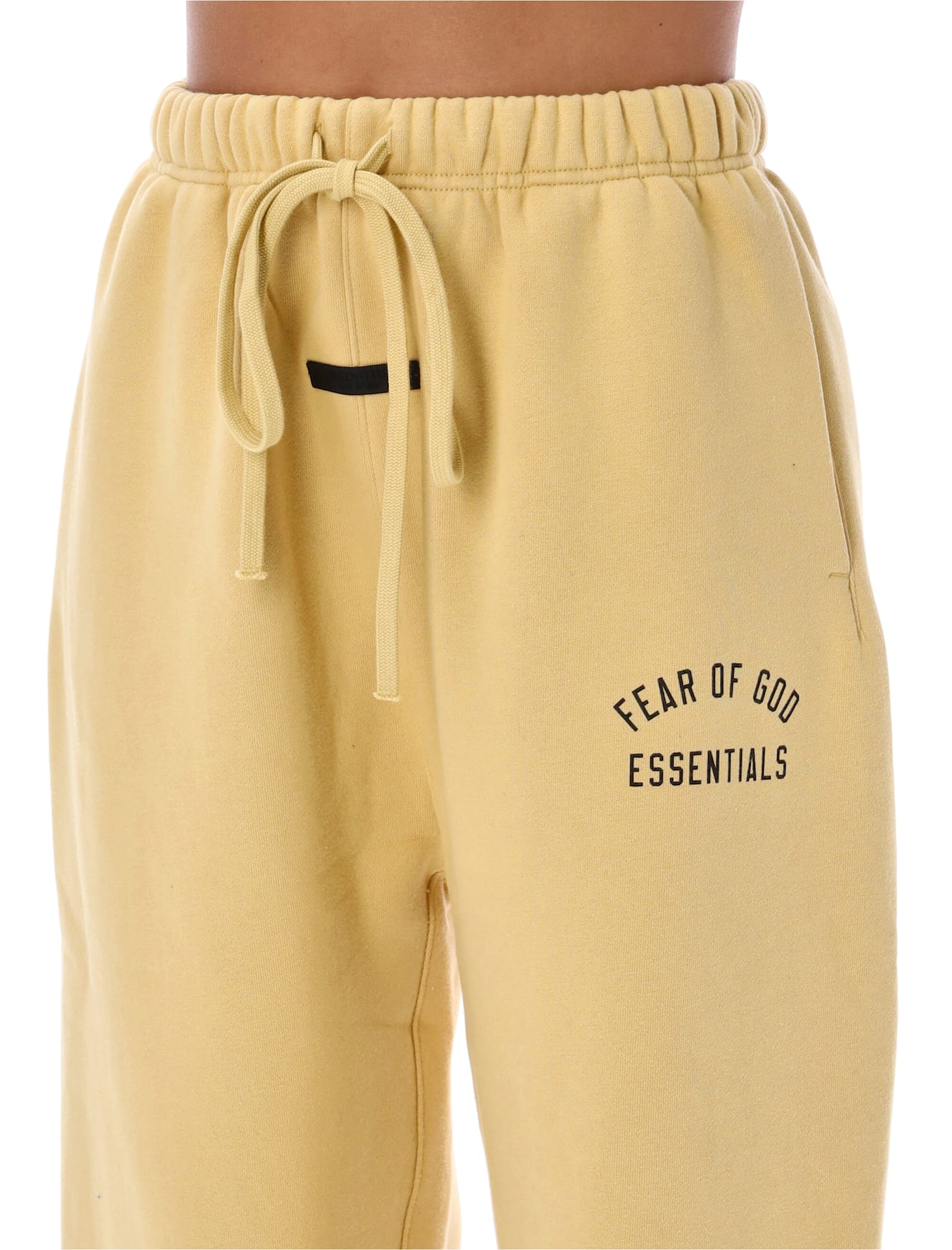 Shop Fear Of God Fleece Sweatpants In Amber