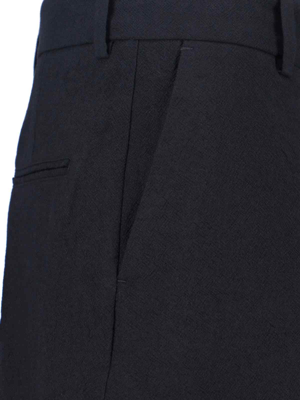Studio Nicholson Straight-leg Cropped Trousers In Black