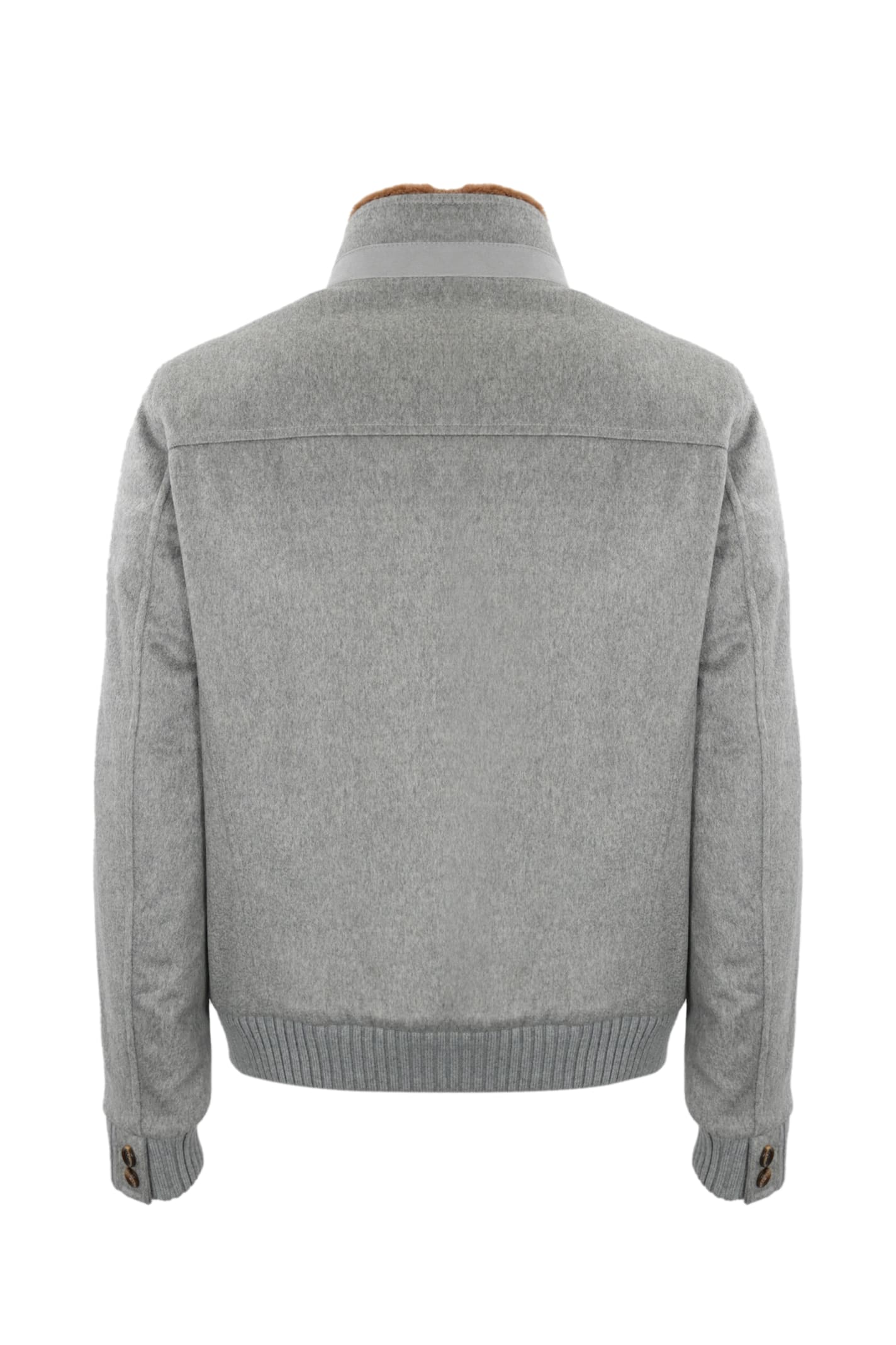 Shop Kired Cashmere Jacket In Grigio