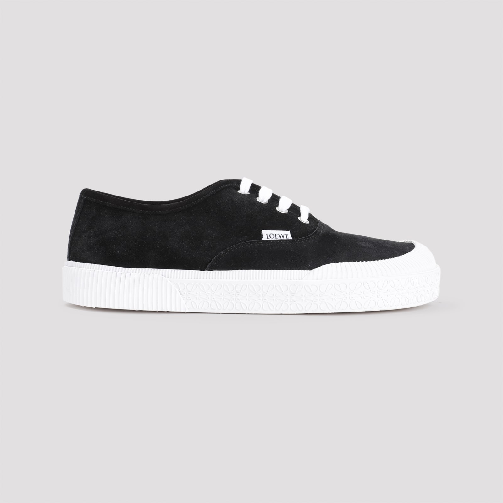 Shop Loewe Terra Vulca Sneakers In Black