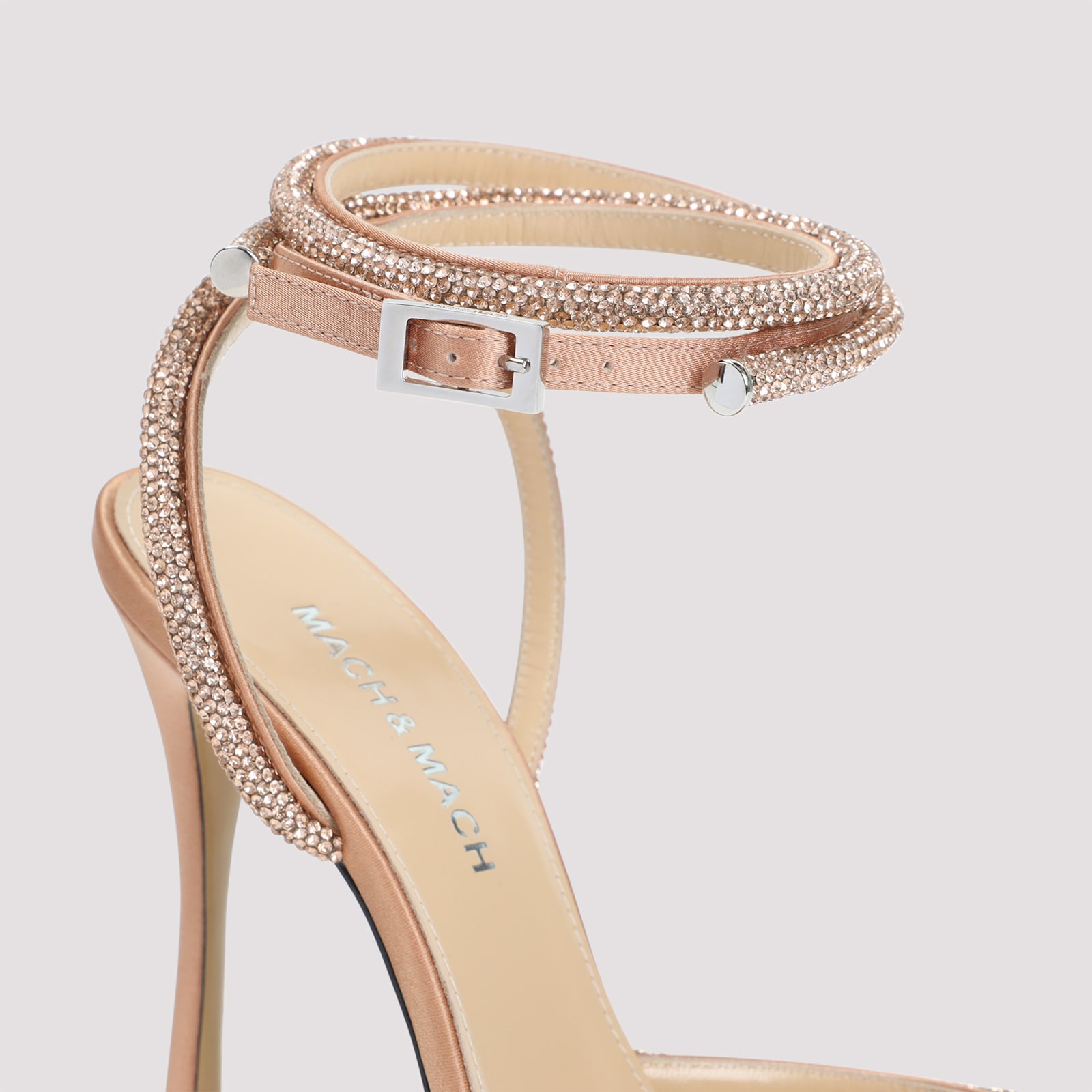 Mach & Mach Double Bow Pumps In Brown